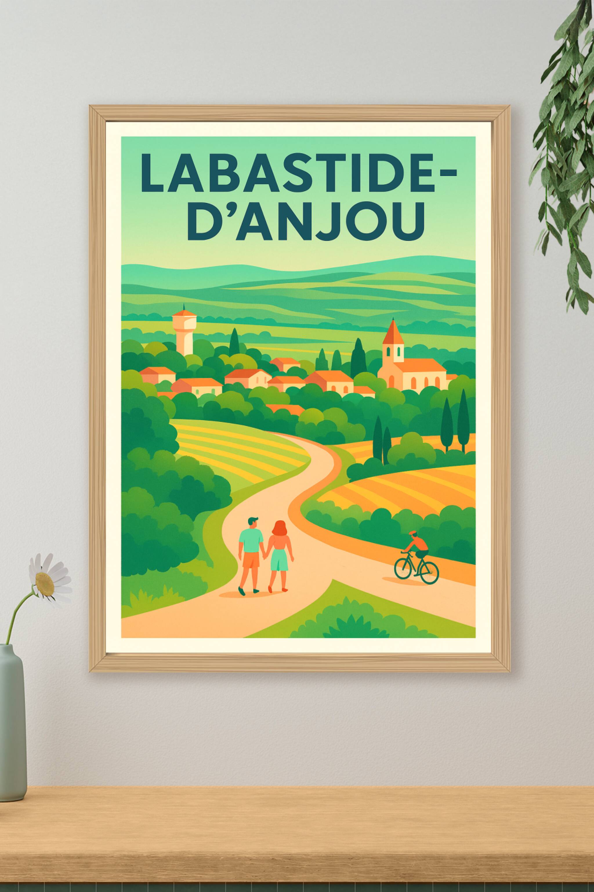 Affiche de Labastide-d'Anjou - Escapade champêtre et douce harmonie