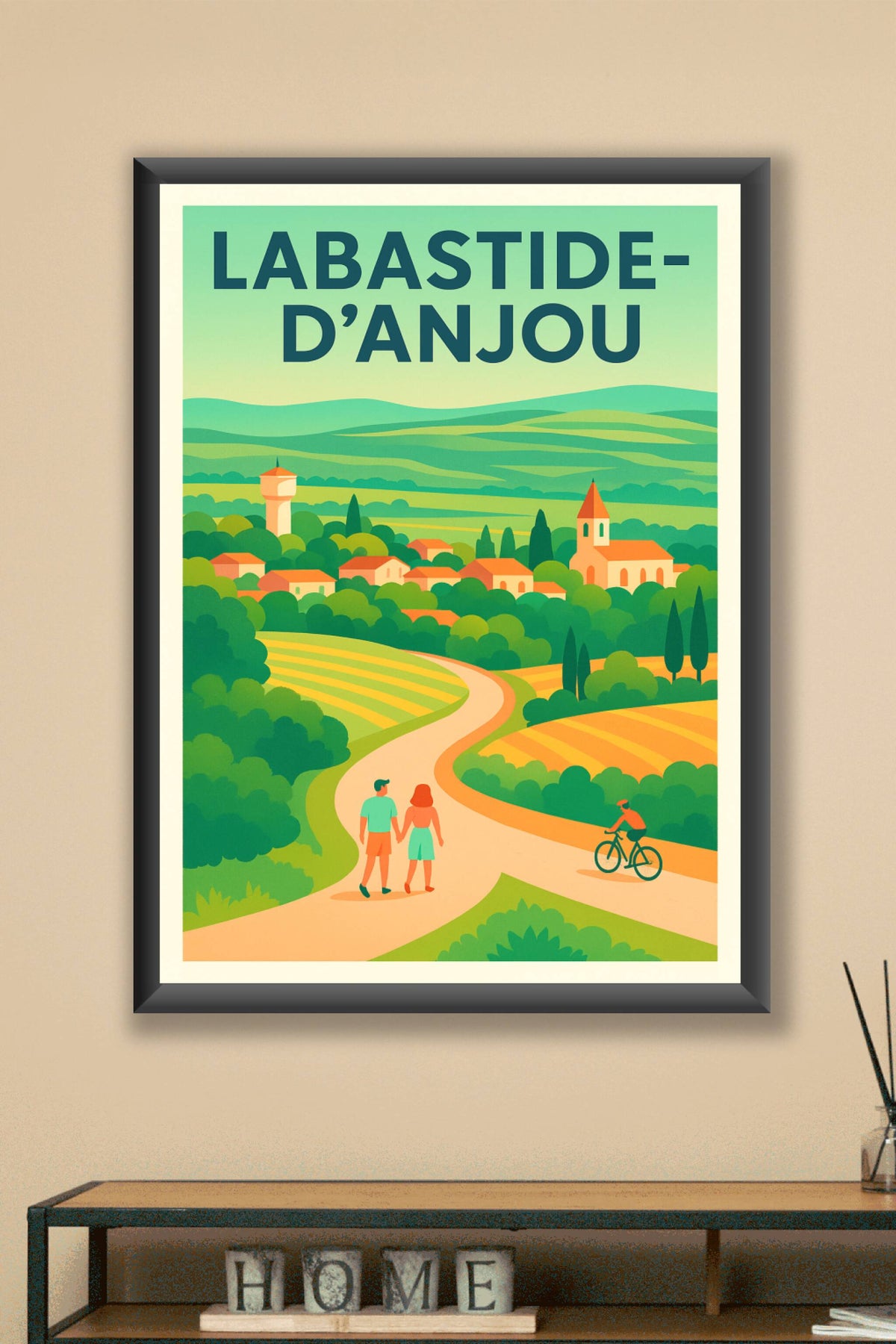 Affiche de Labastide-d'Anjou - Escapade champêtre et douce harmonie
