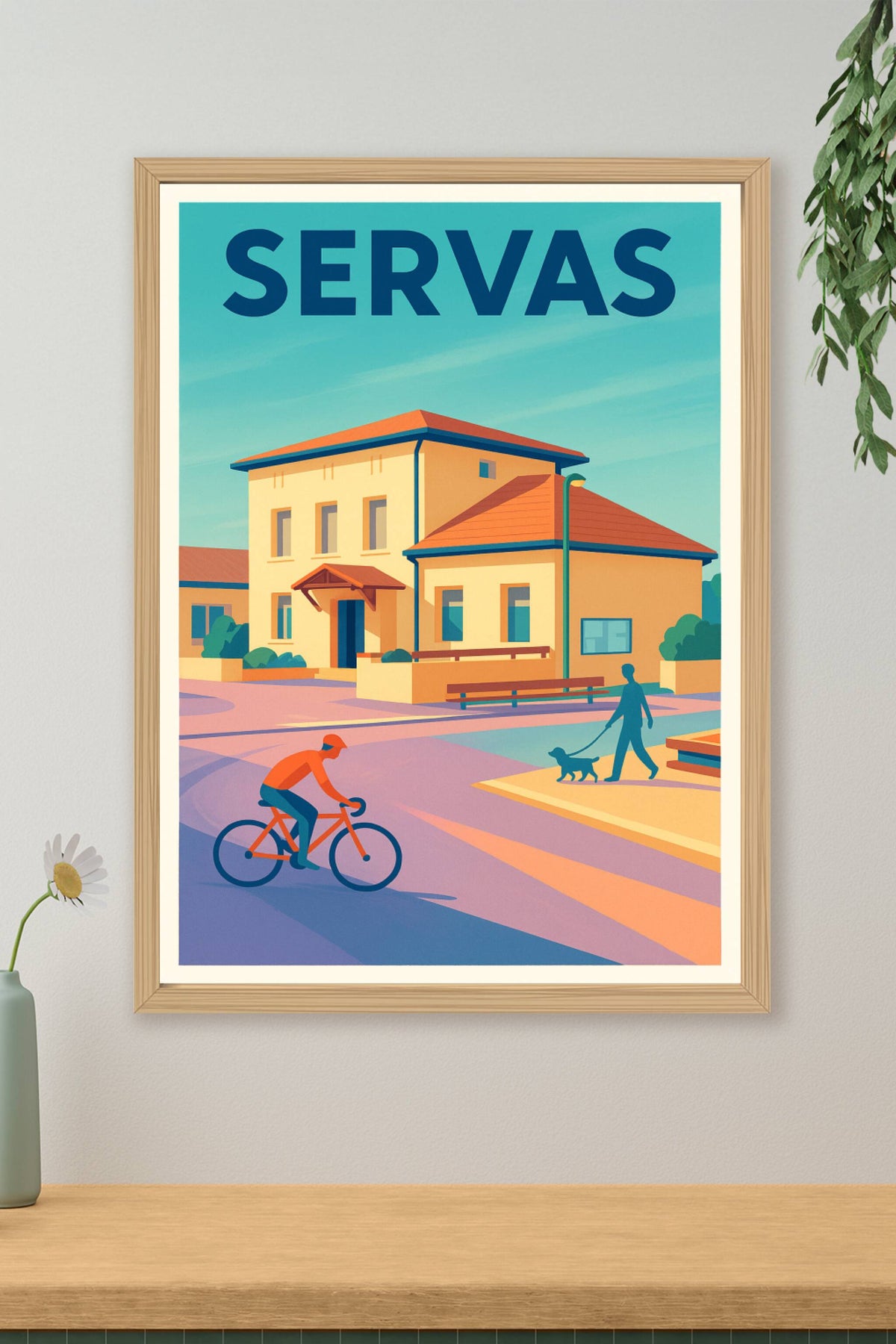 Affiche de Servas - Douceur de vie au cœur du village
