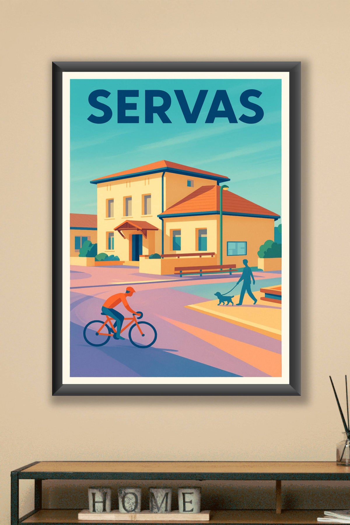 Affiche de Servas - Douceur de vie au cœur du village