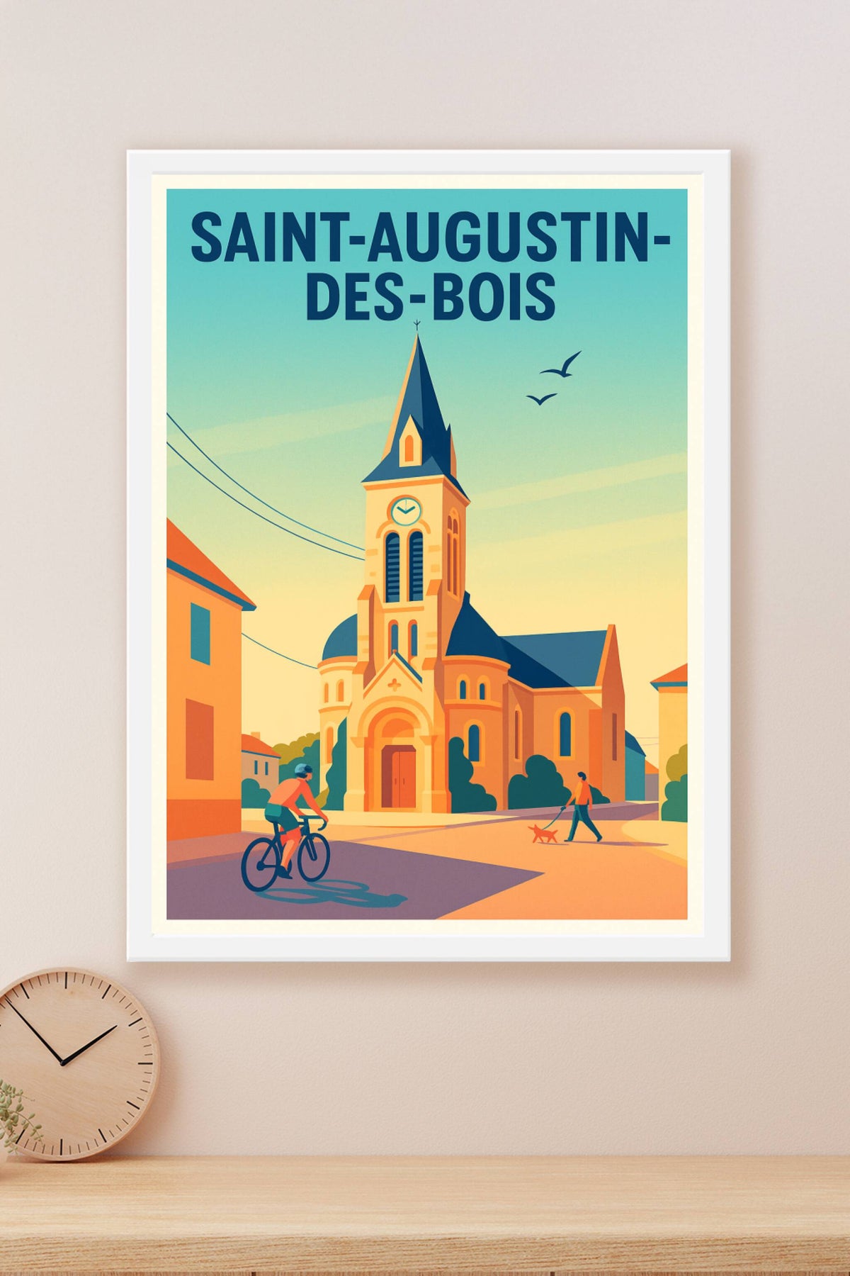 Affiche de Saint-Augustin-des-Bois - Charme et Sérénité au Cœur du Village