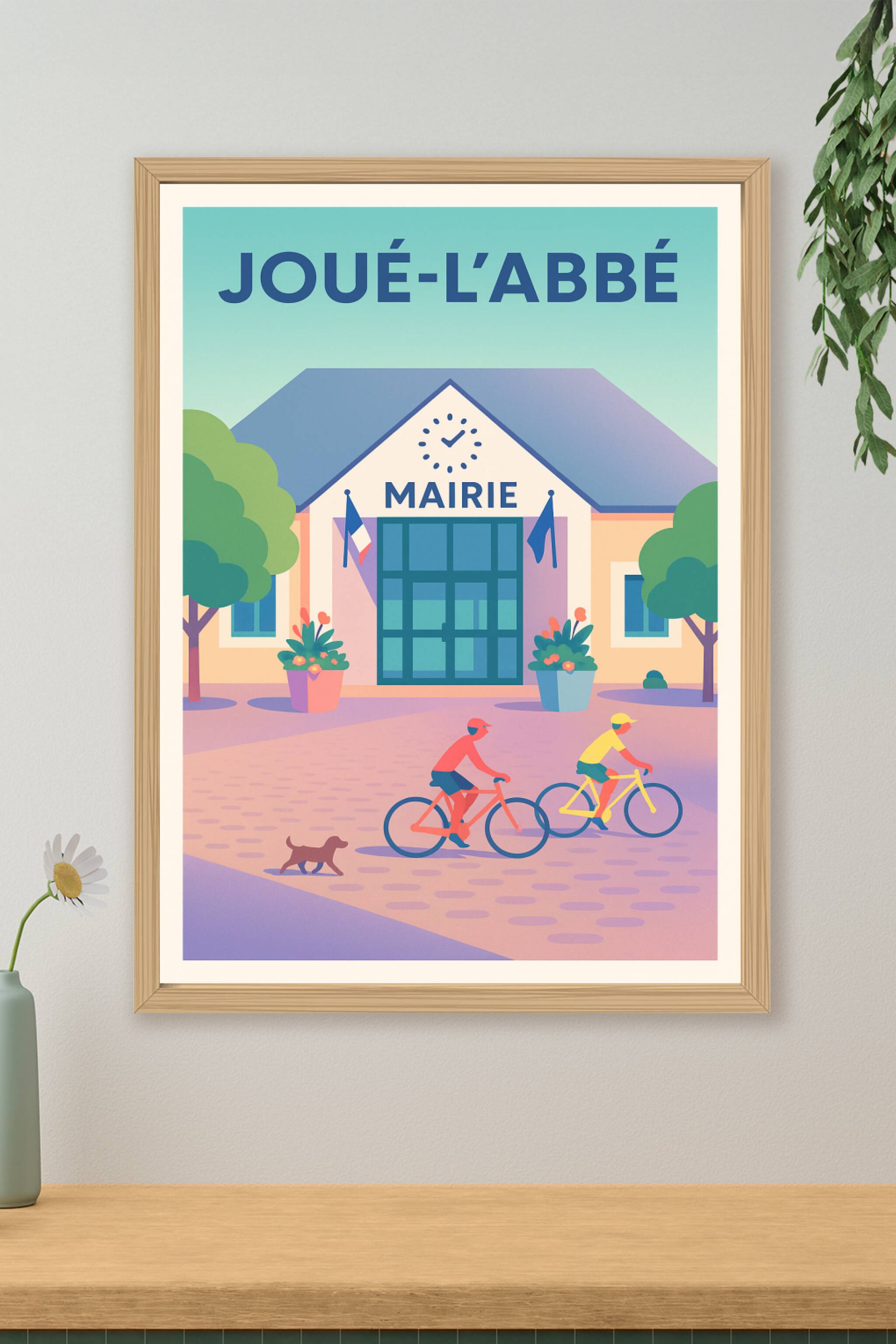 Affiche de Joué-l'Abbé - Ambiance paisible au cœur de la mairie