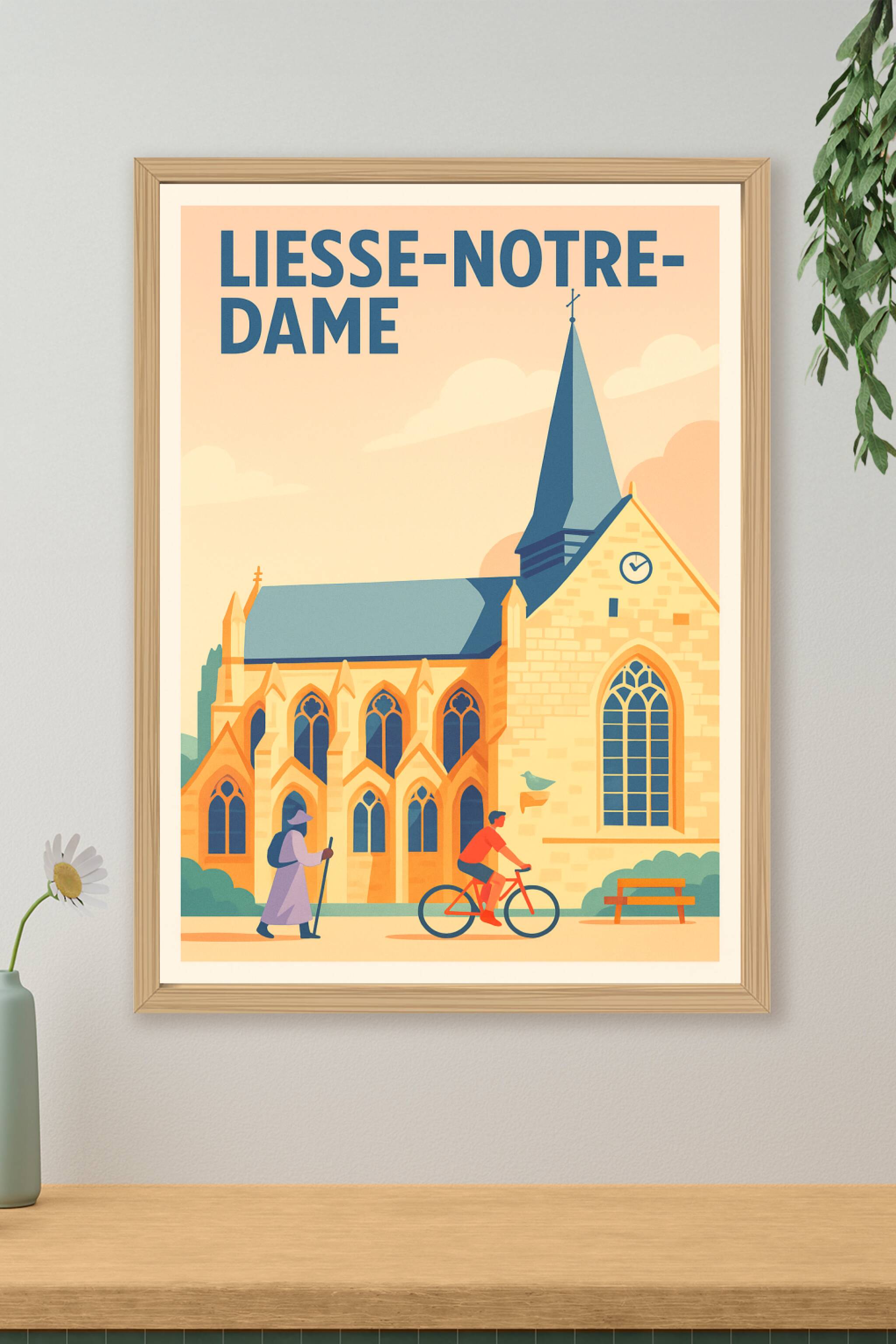 Affiche de Liesse-Notre-Dame - Charme et sérénité au cœur de l'histoire