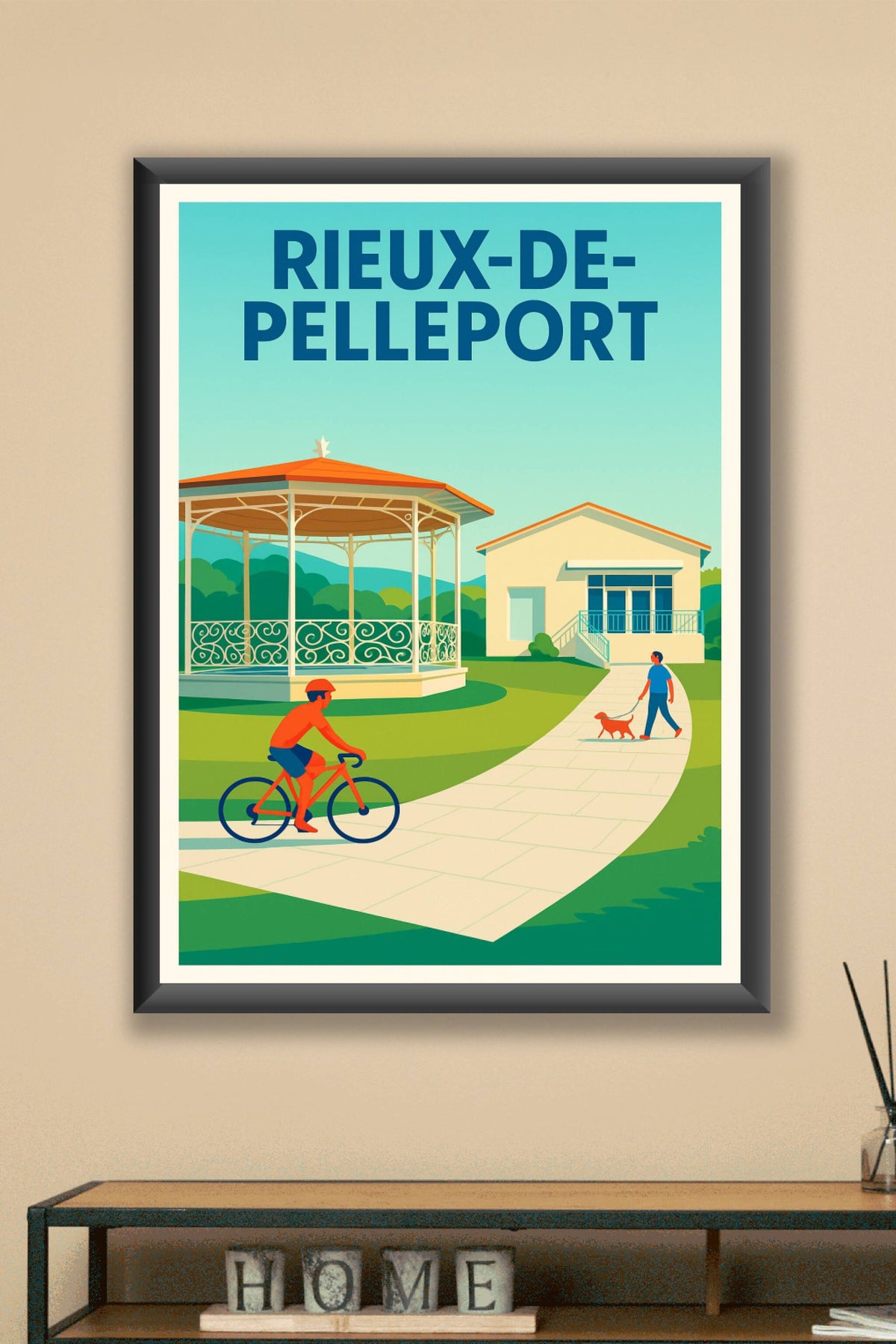 Affiche de Rieux-de-Pelleport - Harmonie douce d’une vie paisible