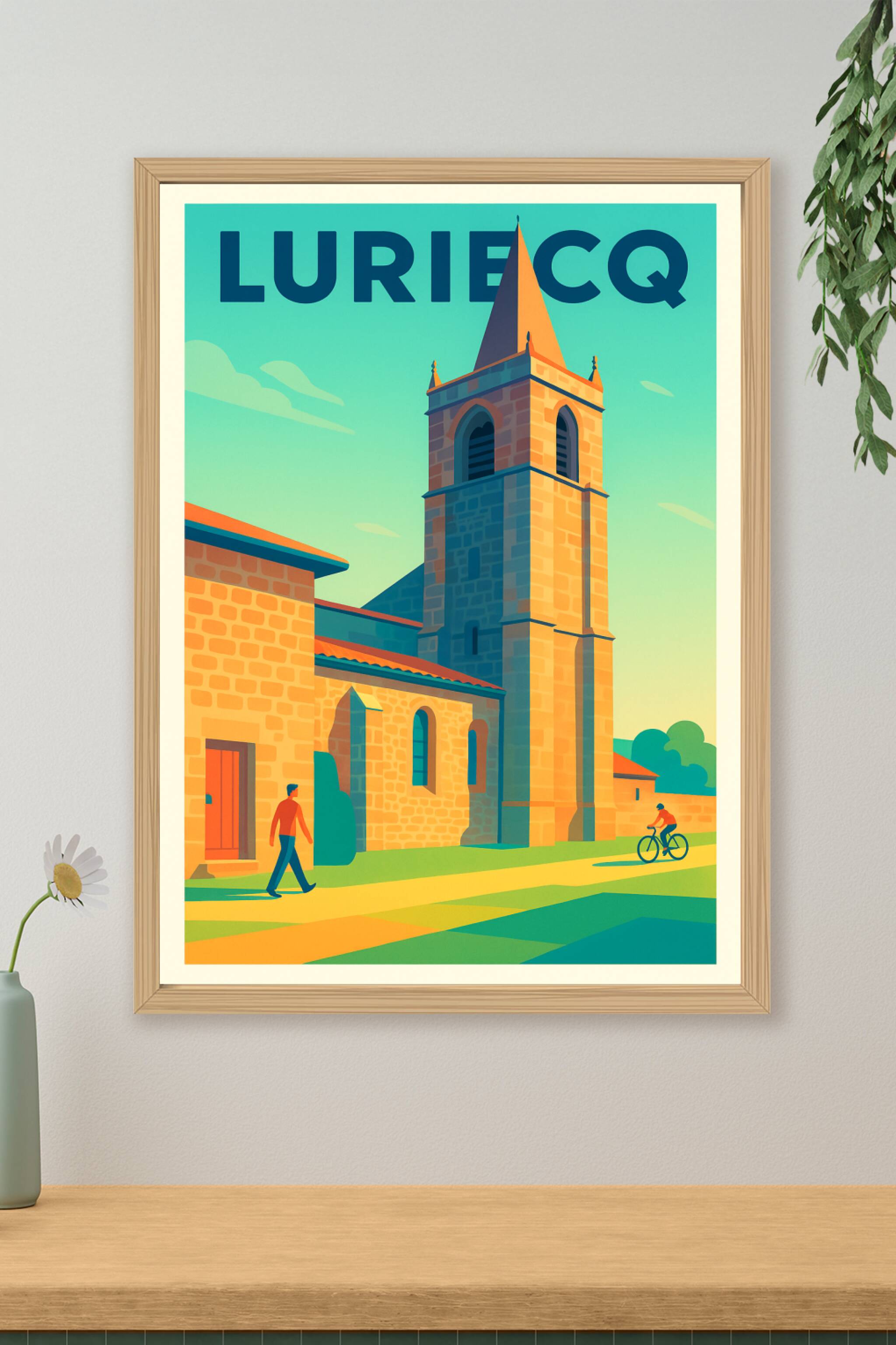 Affiche de Luriecq - Charme intemporel du patrimoine local