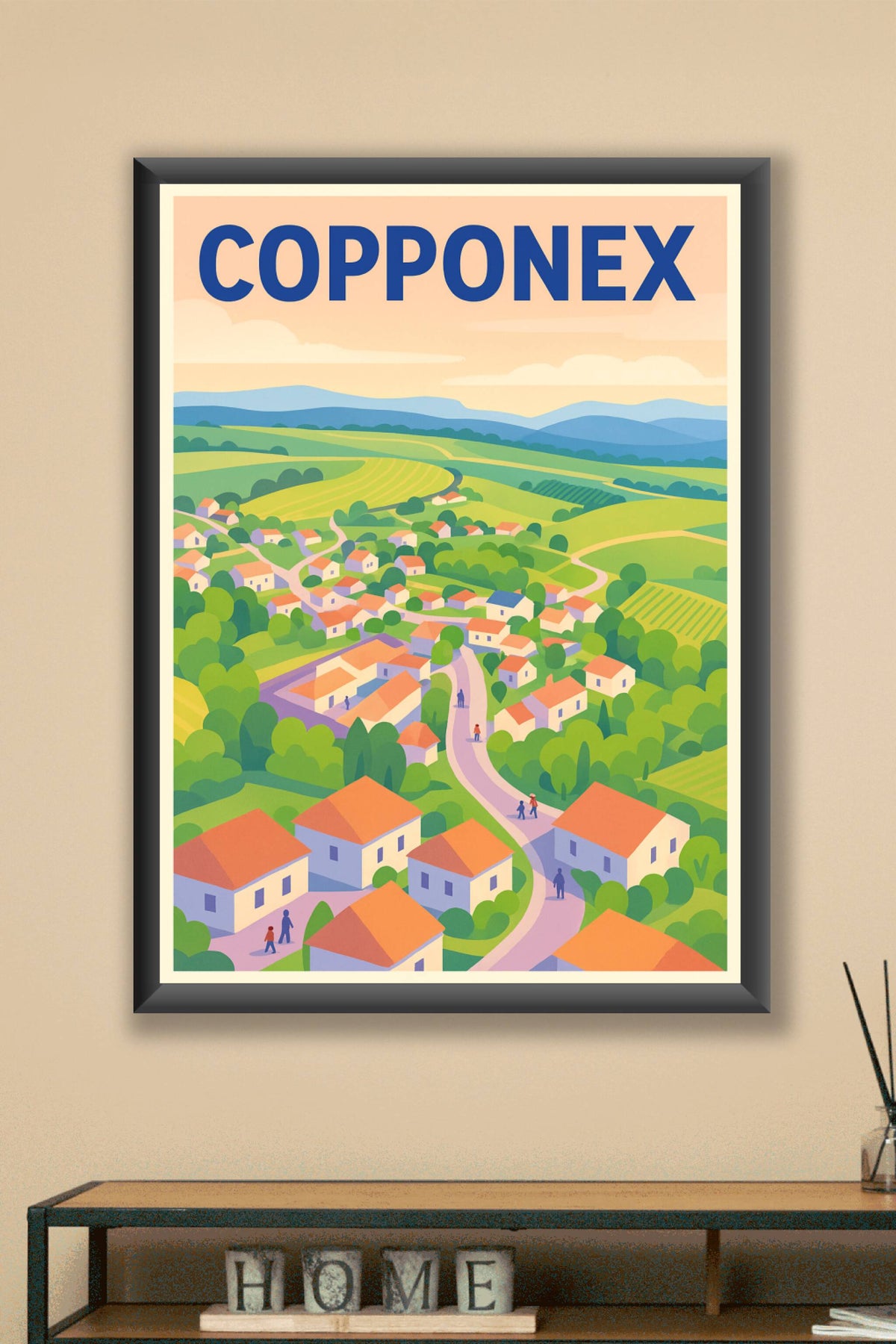 Affiche de Copponex - Charme bucolique d'un village paisible