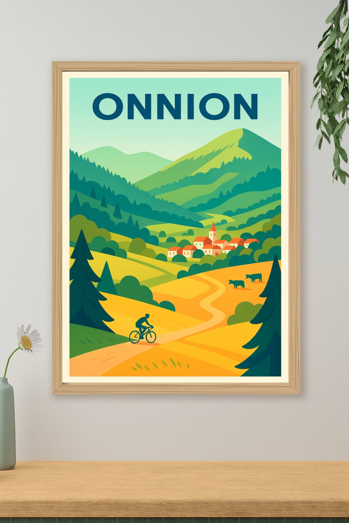 Affiche de Onnion - Évasion nature à vélo