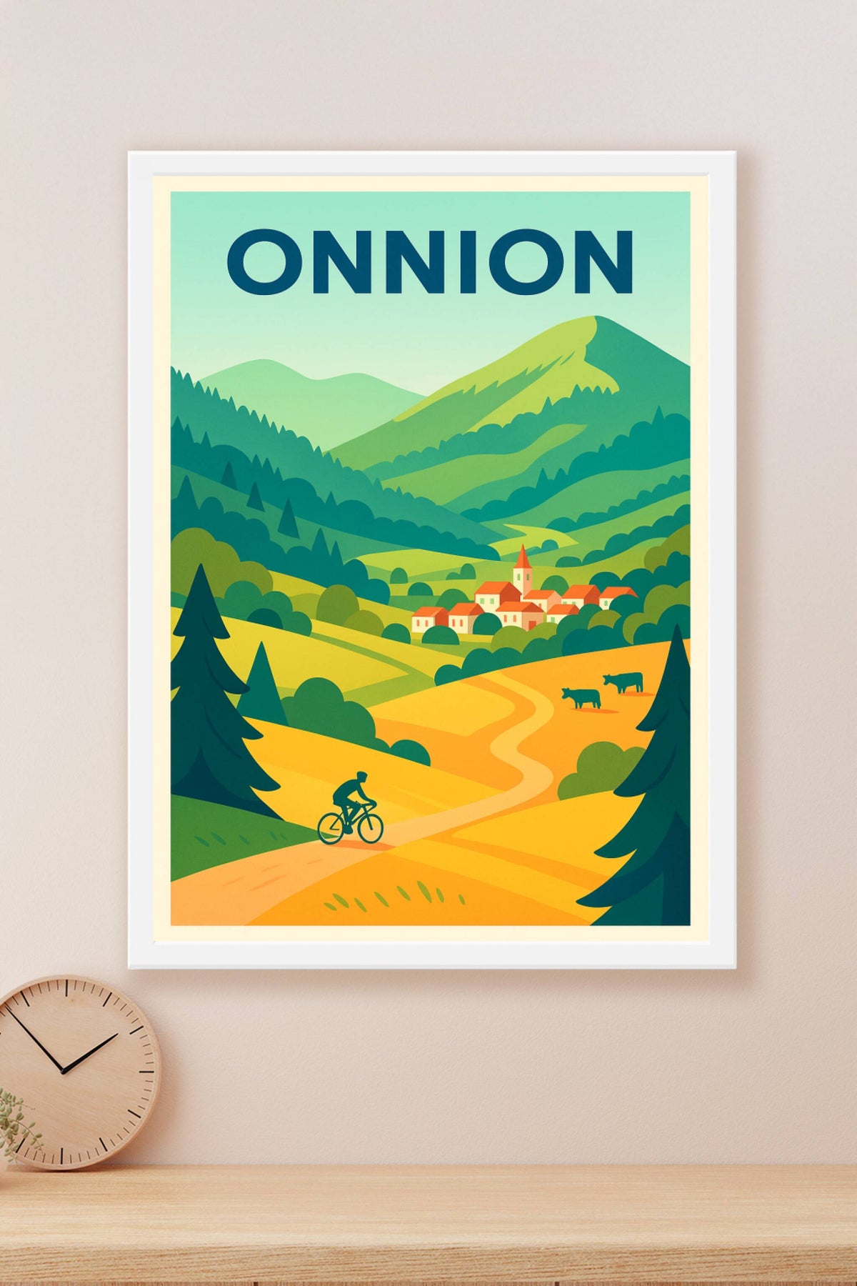 Affiche de Onnion - Évasion nature à vélo