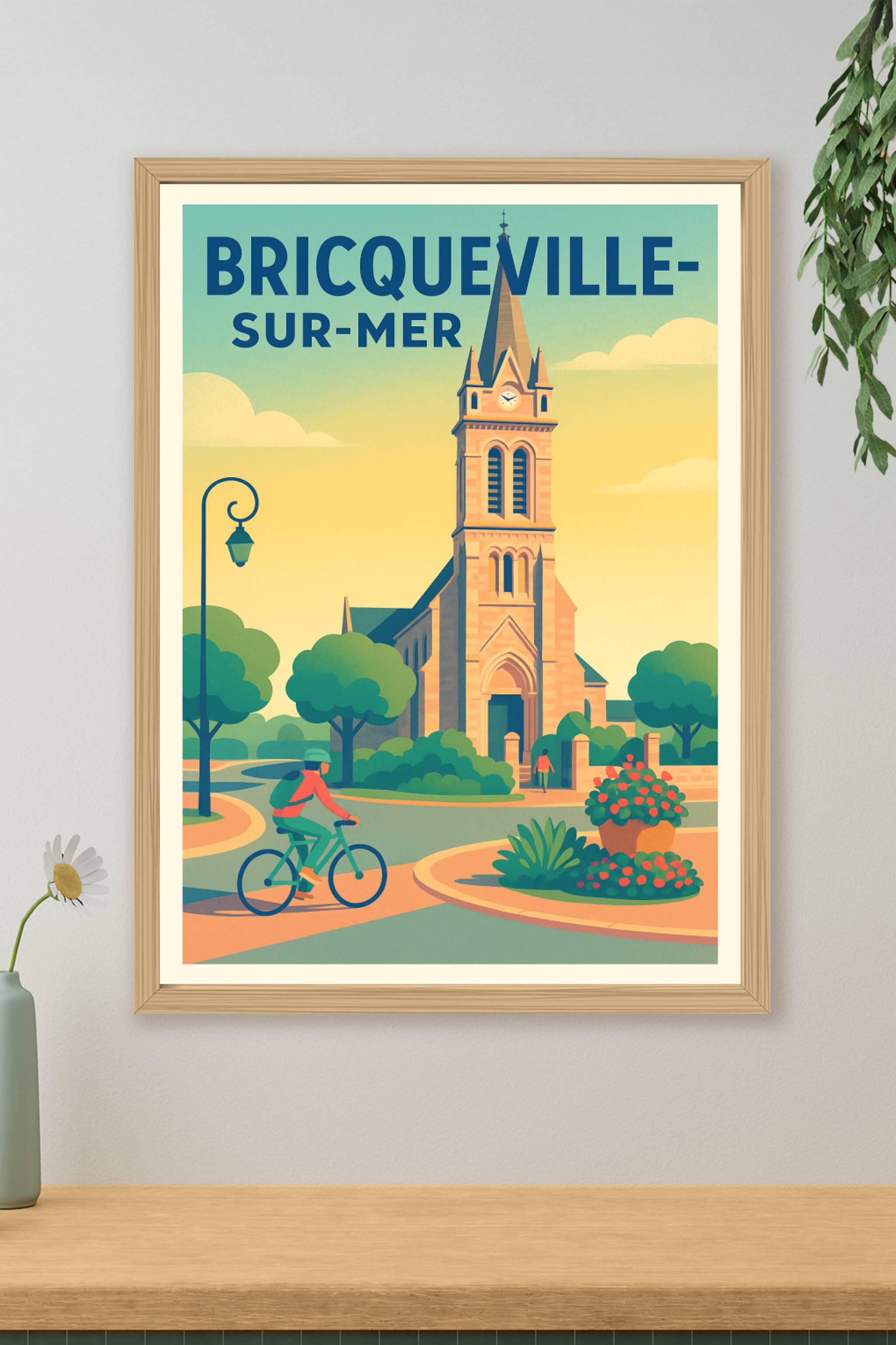 Affiche de Bricqueville-sur-Mer - Charme et Sérénité Normande