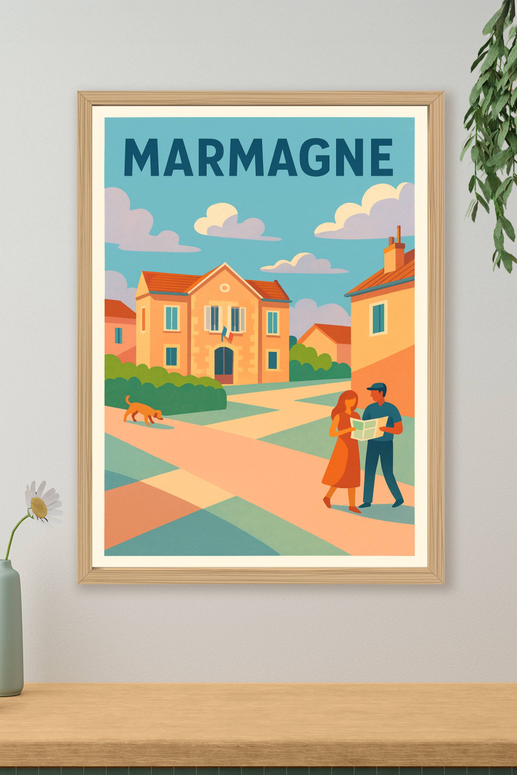 Affiche de Marmagne - Charme paisible au cœur du village