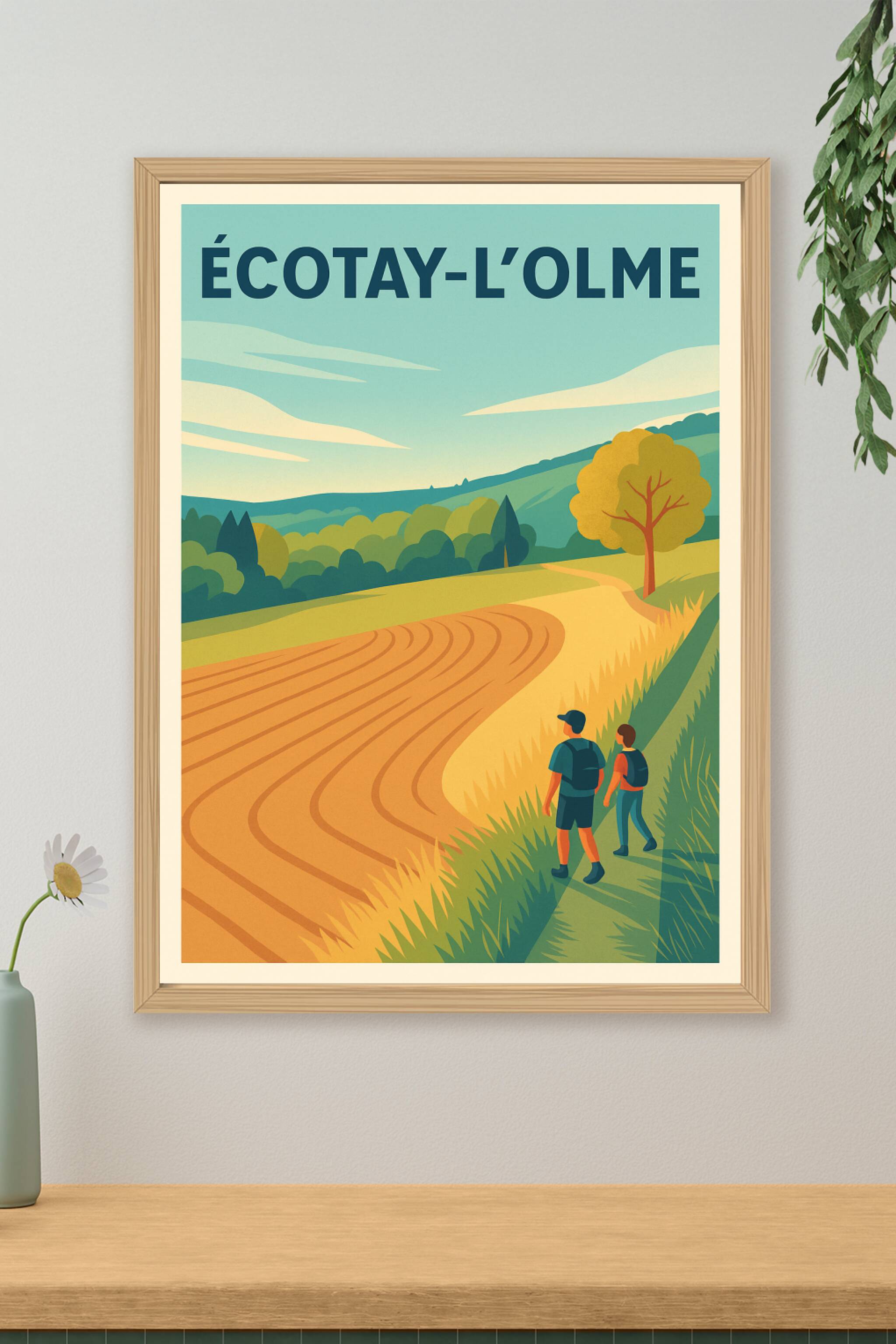 Affiche de Écotay-l'Olme - Promenade champêtre pleine de sérénité