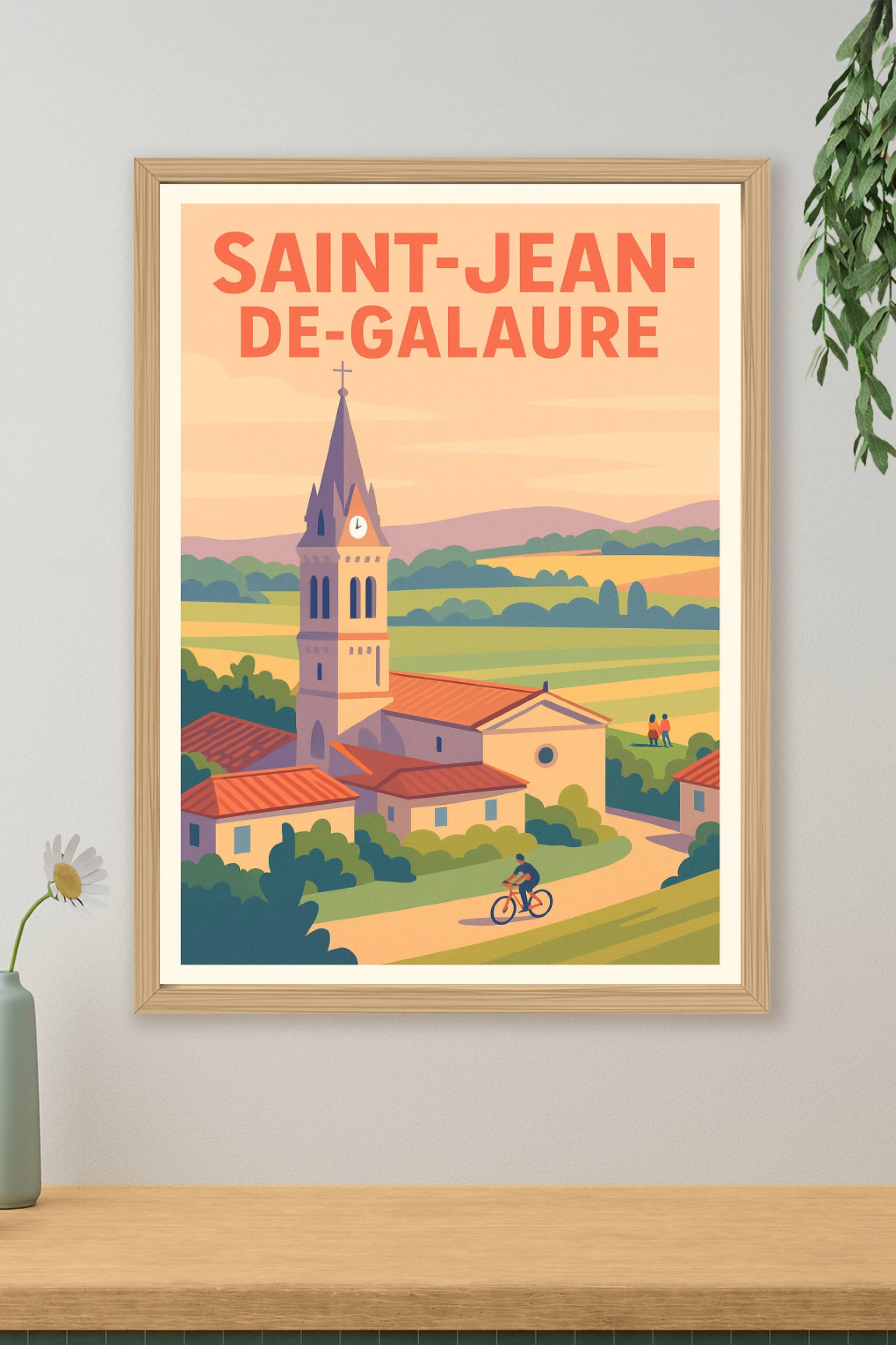 Affiche de Saint-Jean-de-Galaure - Charme et sérénité campagnarde