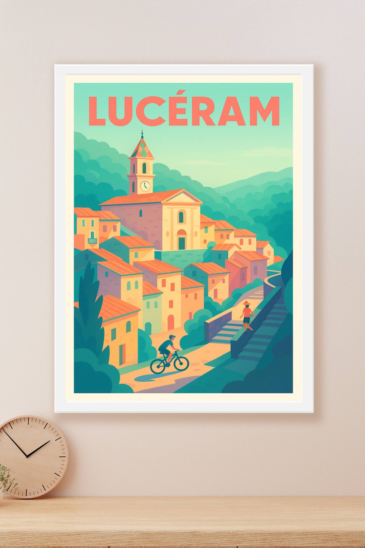 Affiche de Lucéram - Charme et douceur méditerranéenne