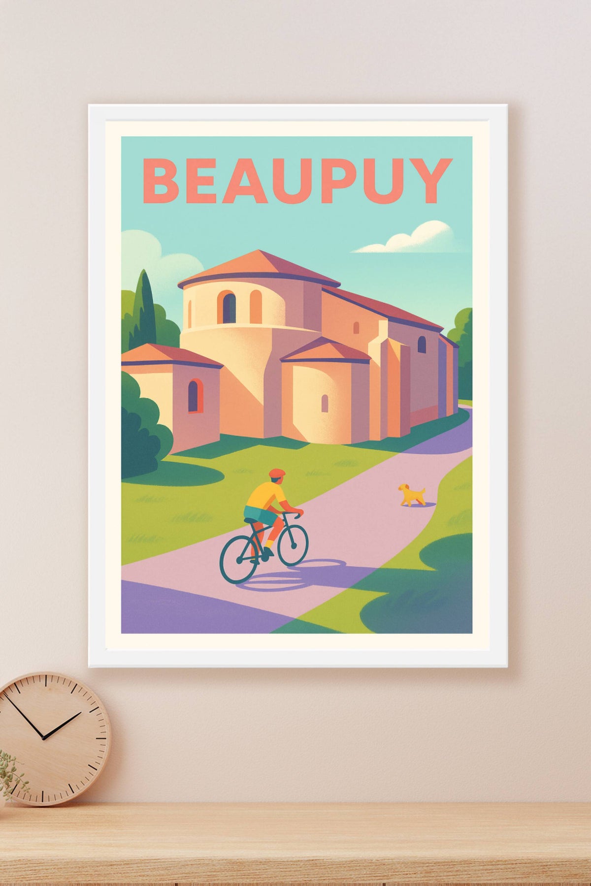 Affiche de Beaupuy - Évasion à vélo au cœur du patrimoine