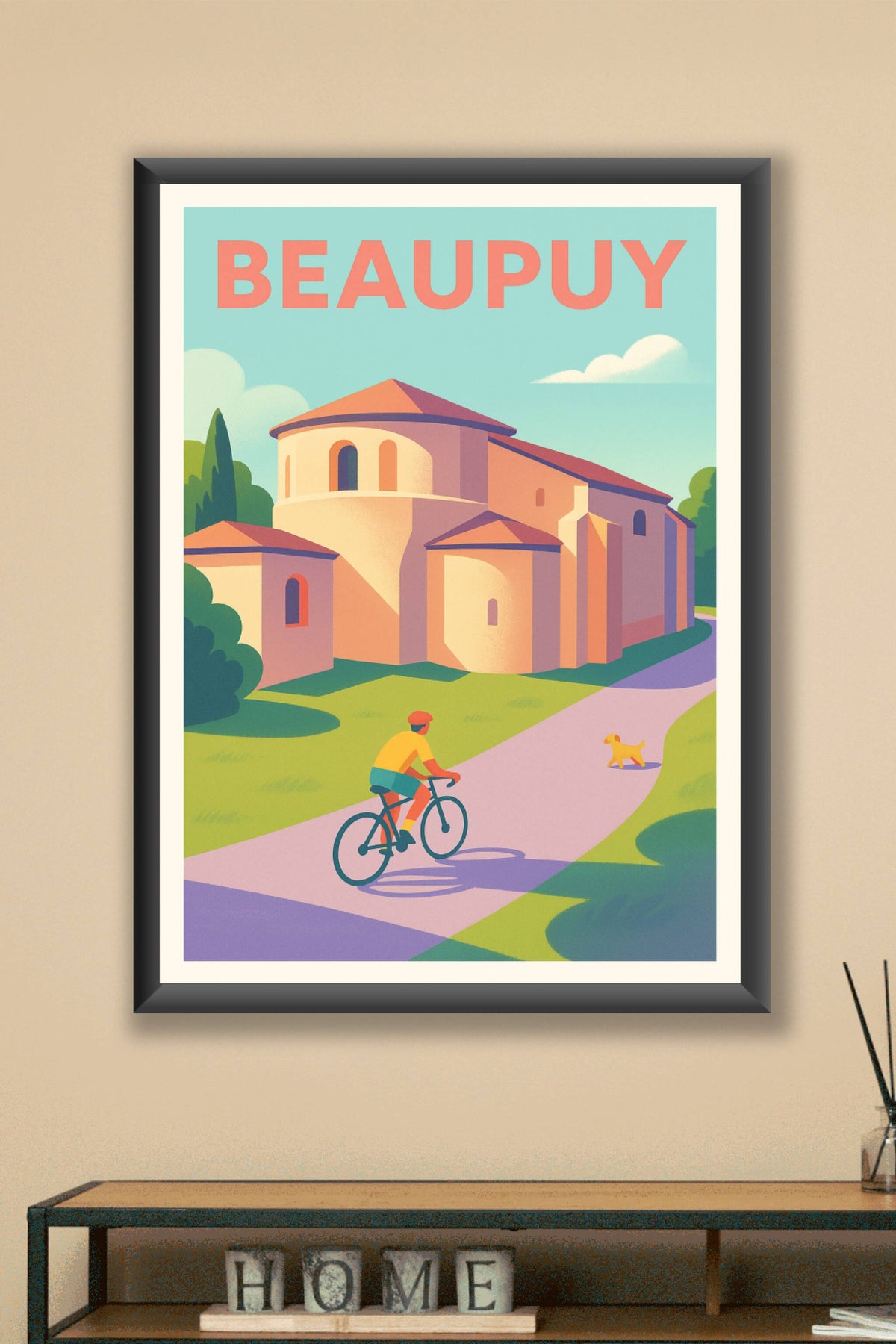 Affiche de Beaupuy - Évasion à vélo au cœur du patrimoine