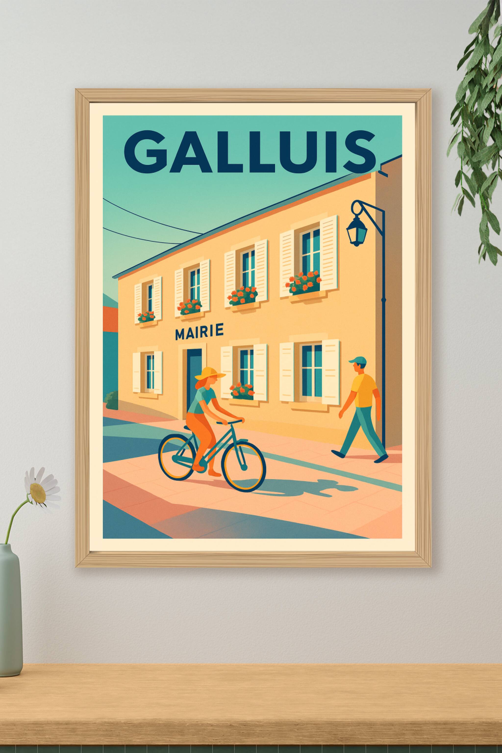Affiche de Galluis - Douceur de vie au cœur de la mairie