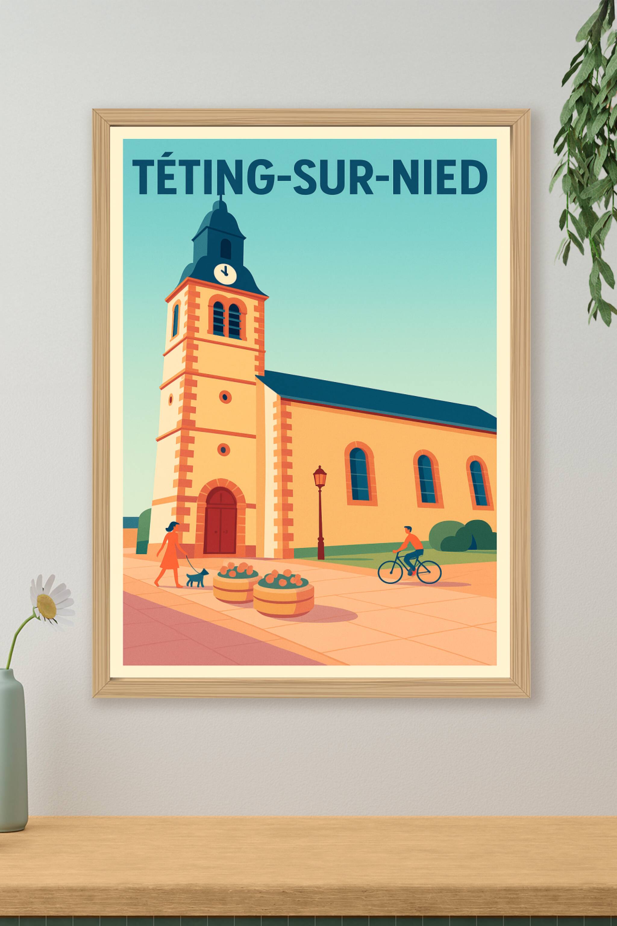 Affiche de Teting-sur-Nied - Charme tranquille au cœur du village