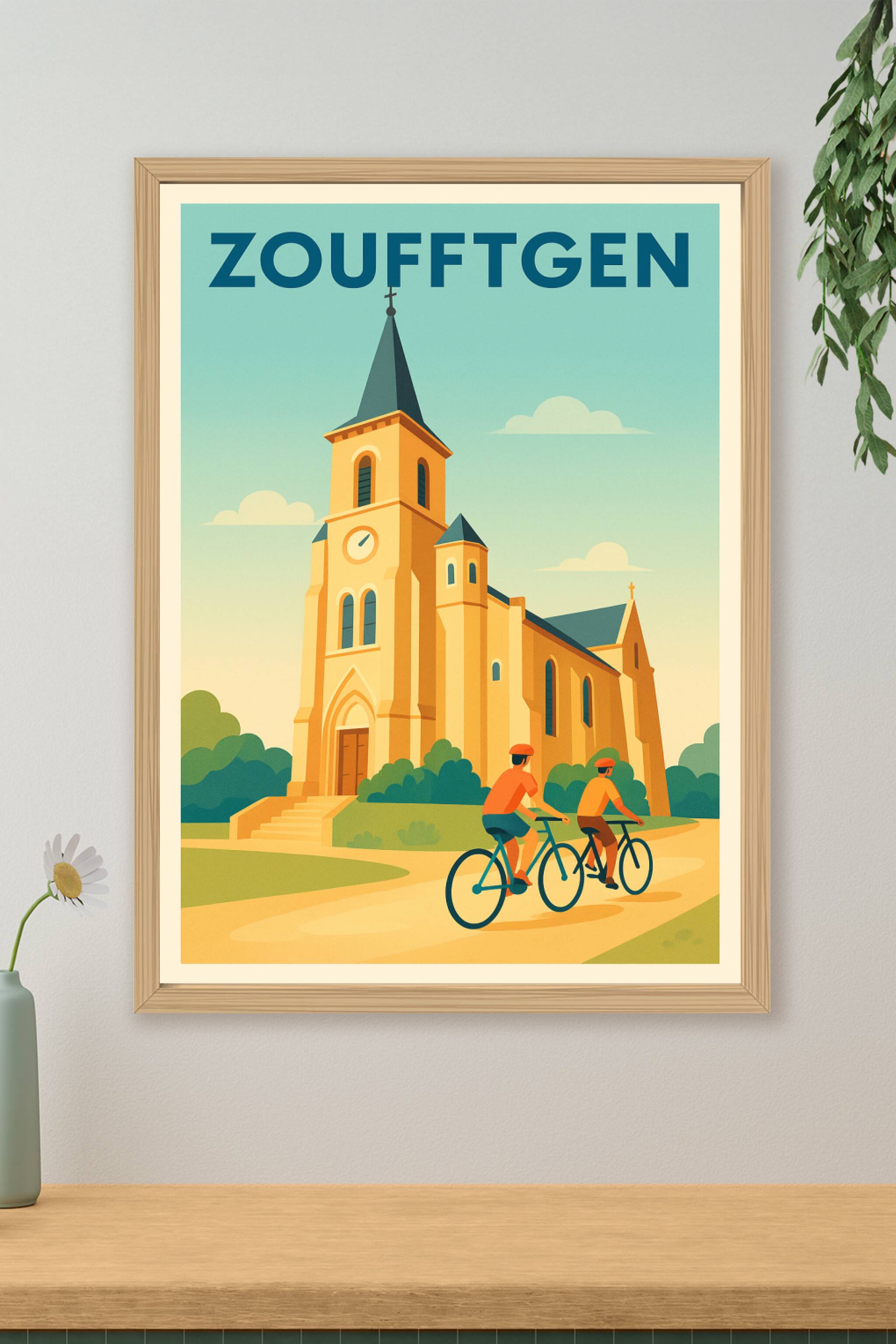 Affiche de Zoufftgen - Balade paisible au cœur d'un village charmant