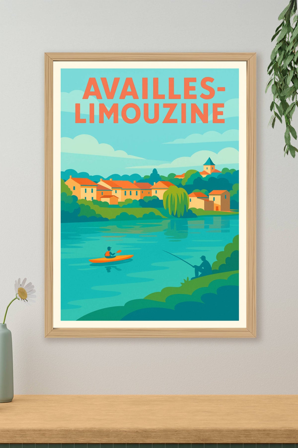 Affiche de Availles-Limouzine - Sérénité au fil de l'eau