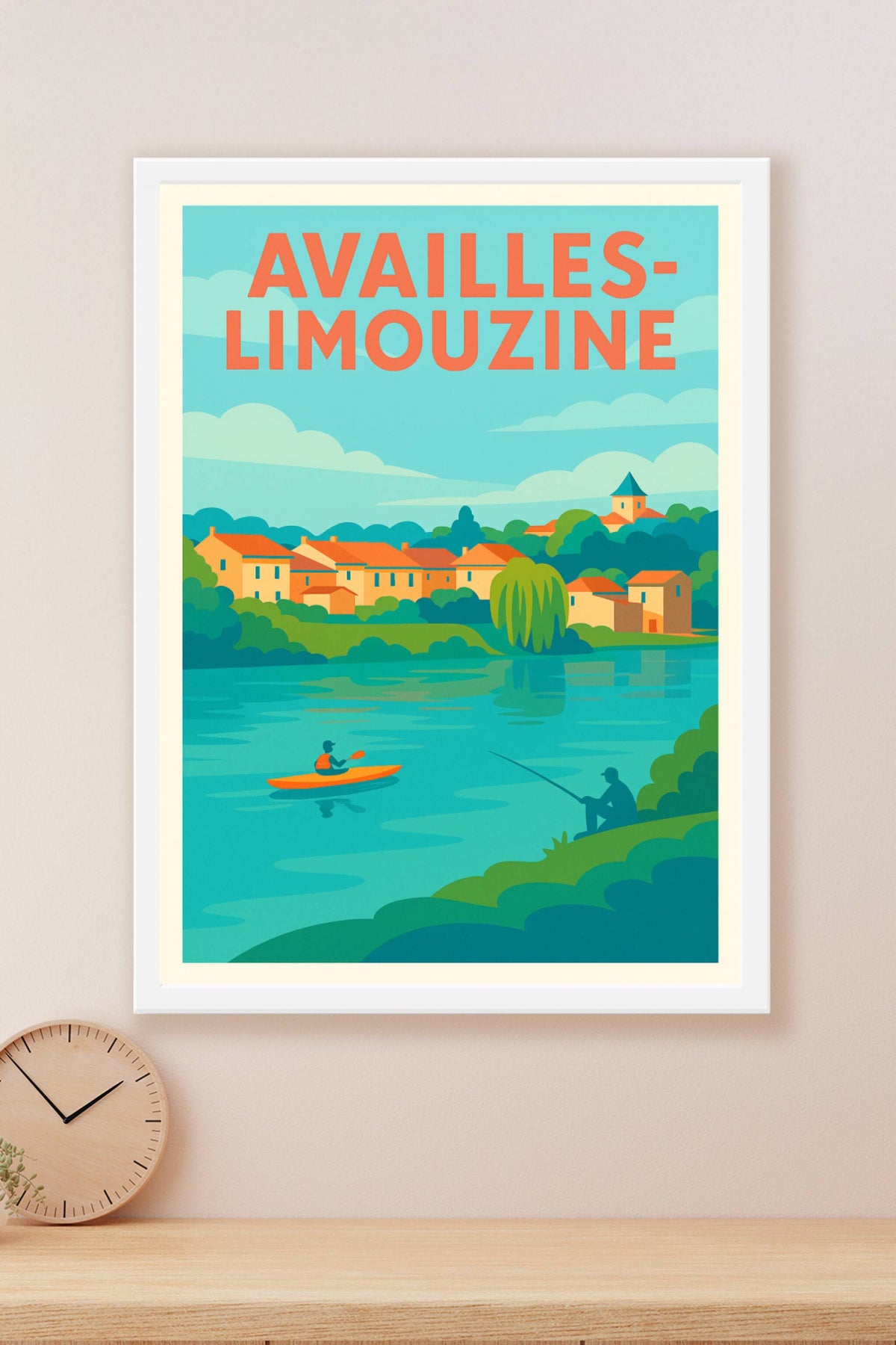 Affiche de Availles-Limouzine - Sérénité au fil de l'eau