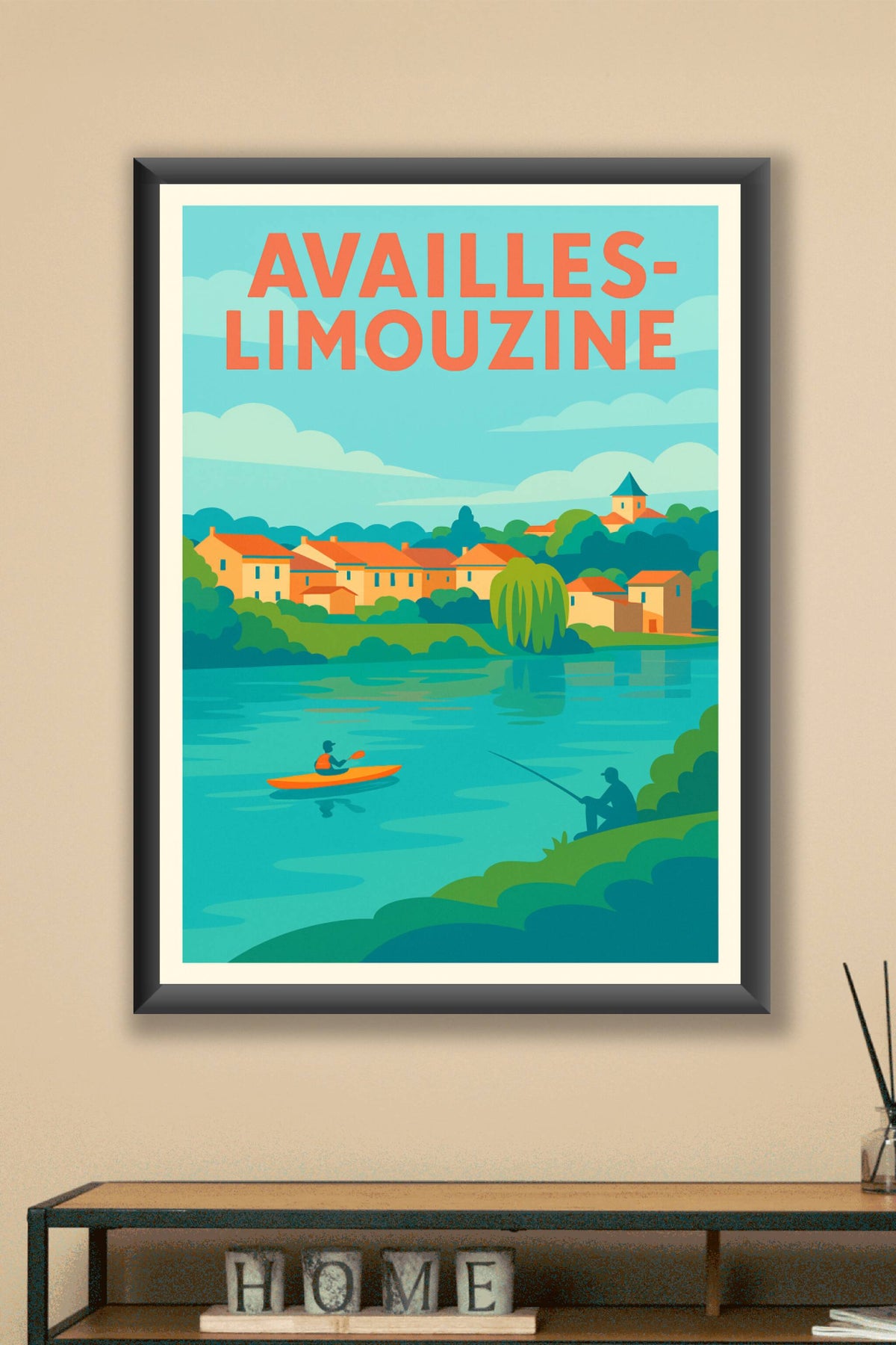 Affiche de Availles-Limouzine - Sérénité au fil de l'eau