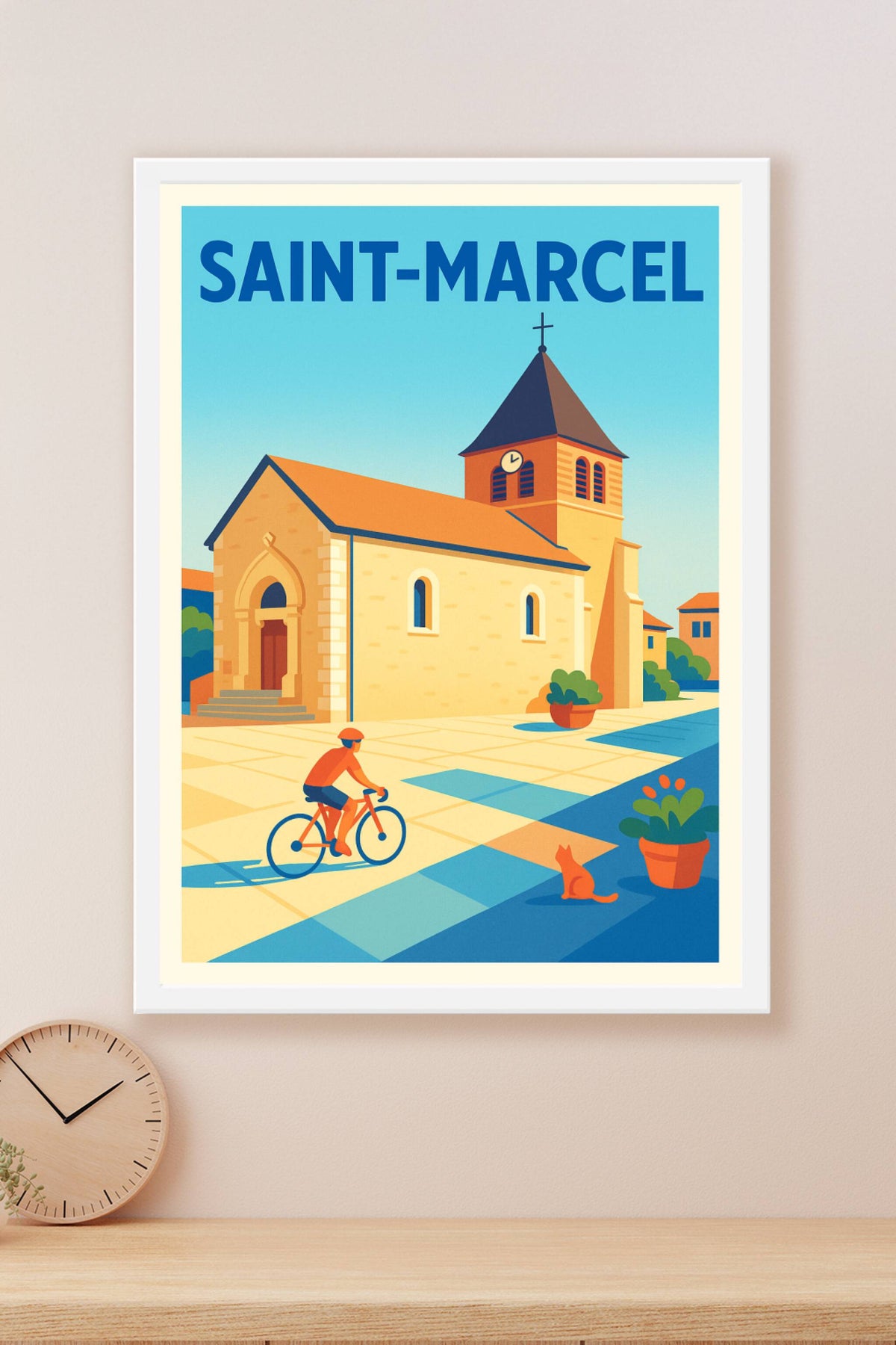 Affiche de Saint-Marcel - Charme et tranquillité au cœur du village