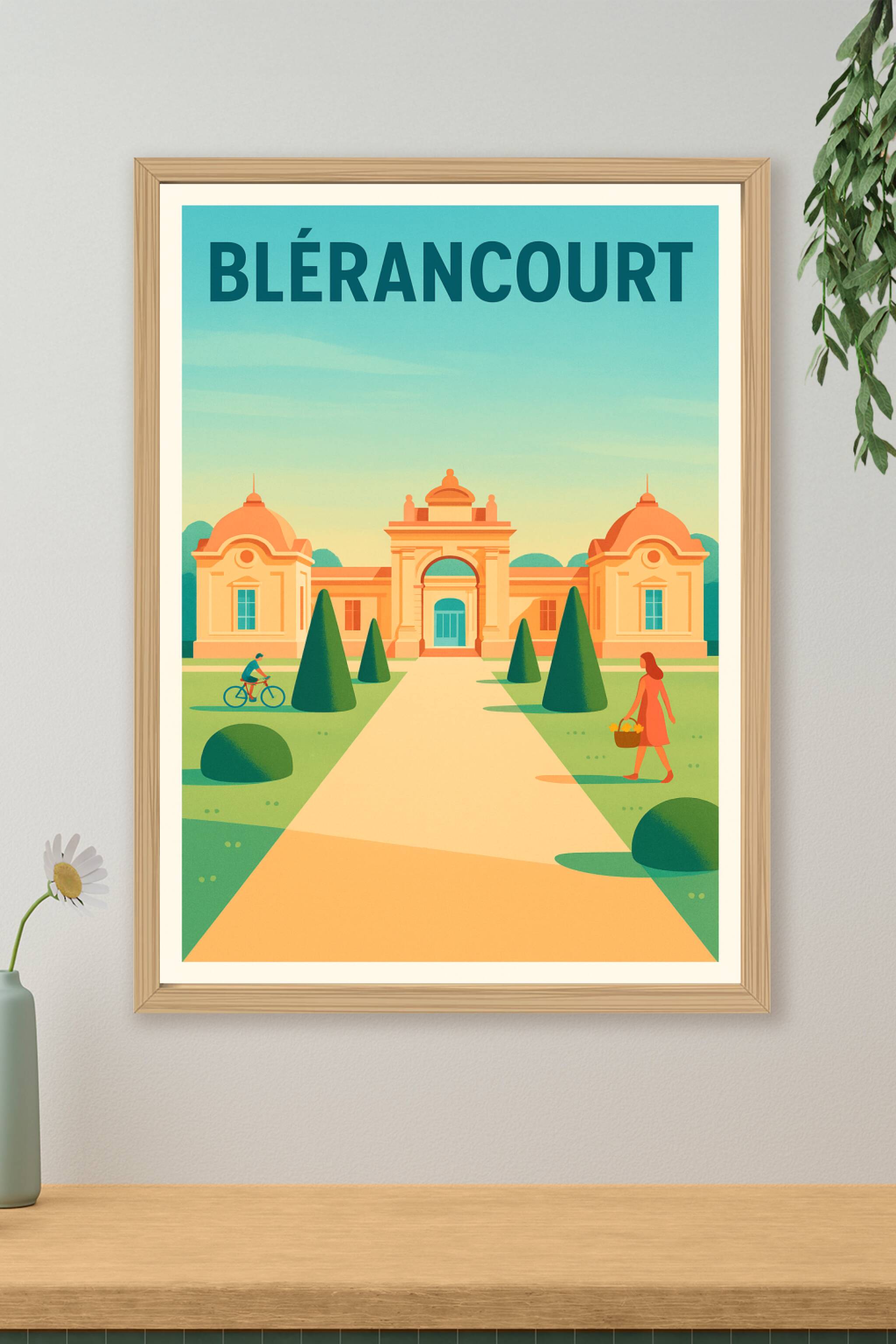 Affiche de Blérancourt - Charme et élégance au cœur du patrimoine