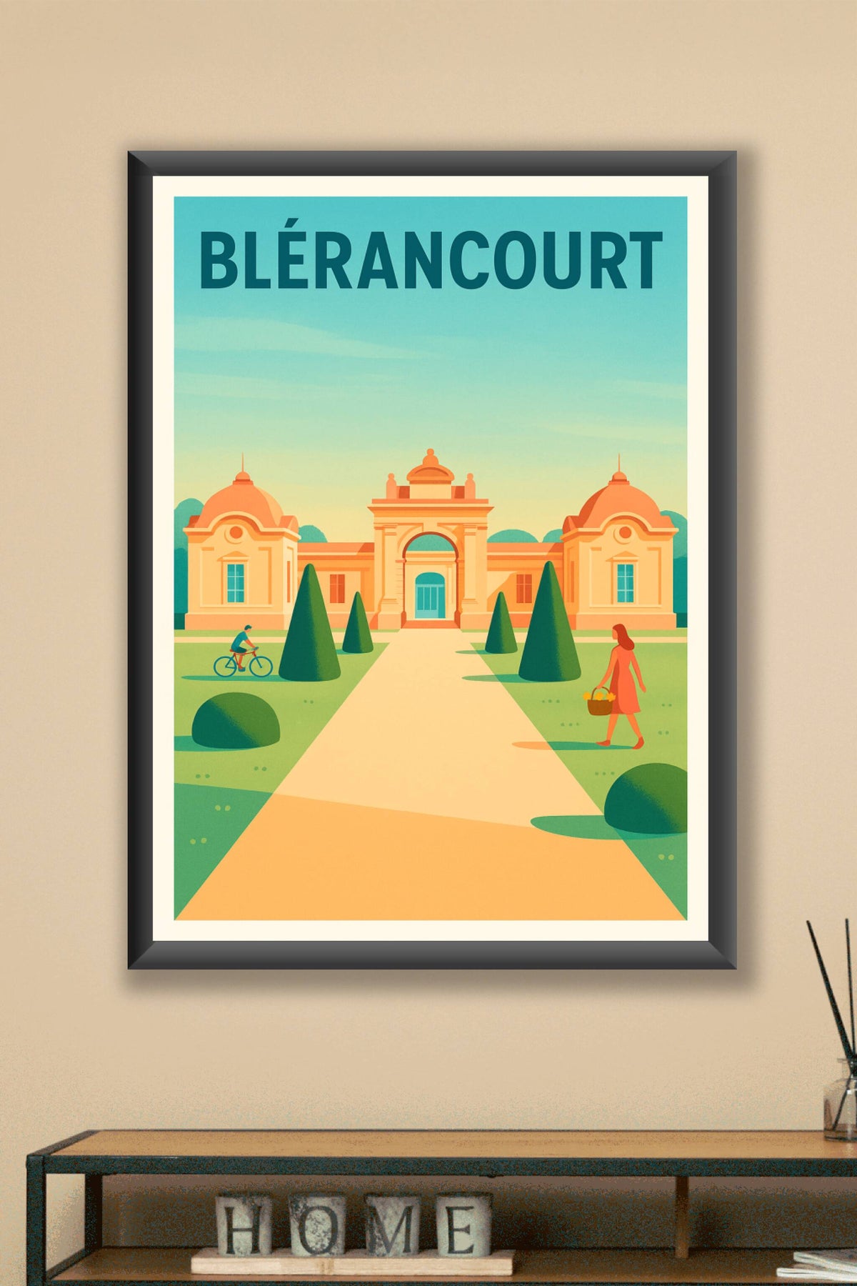 Affiche de Blérancourt - Charme et élégance au cœur du patrimoine