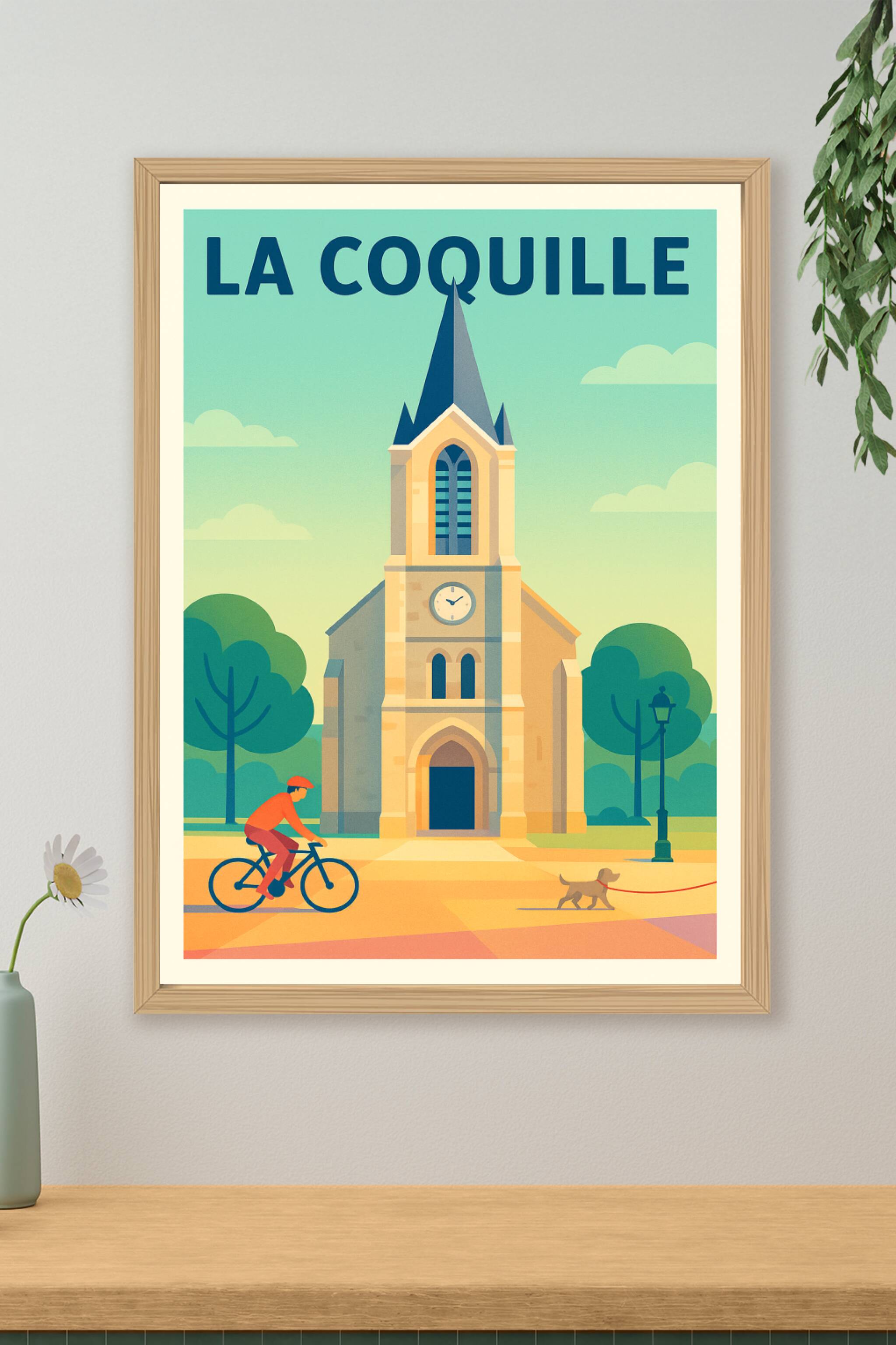 Affiche de La Coquille - Charme et Sérénité au Cœur du Village