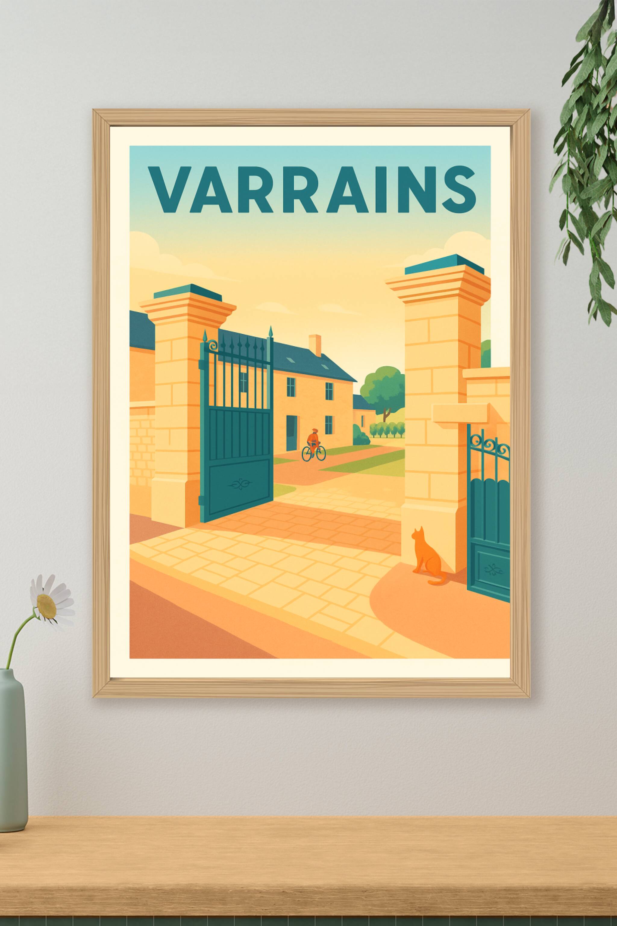 Affiche de Varrains - L'entrée paisible au charme authentique