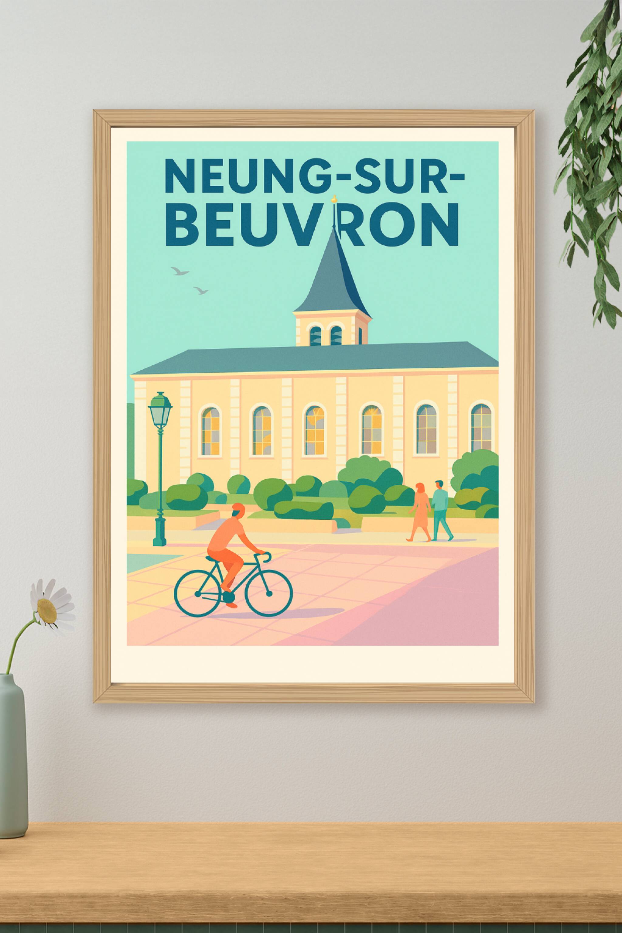 Affiche de Neung-sur-Beuvron - Charme et douceur de vivre au cœur de la ville