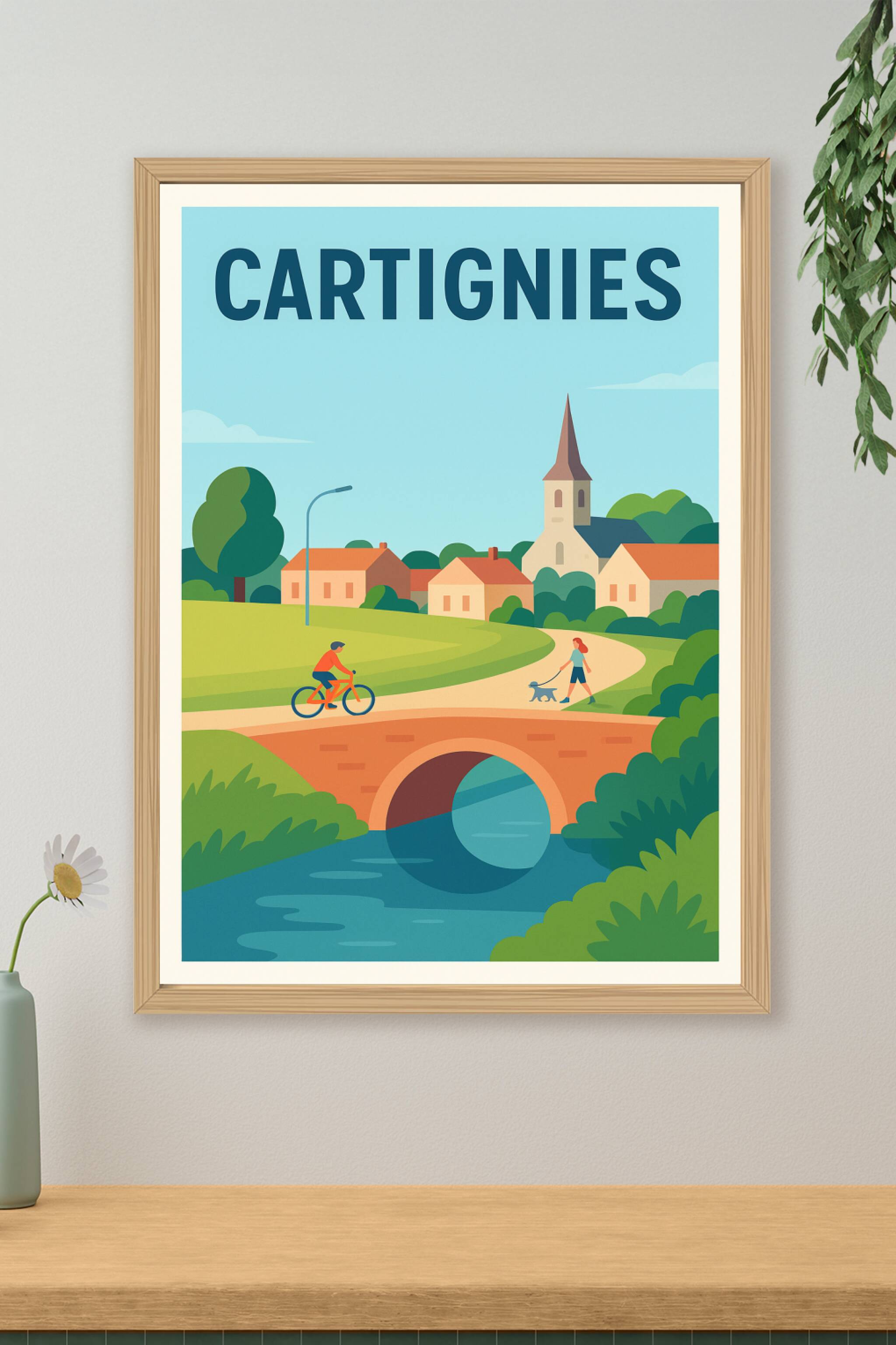Affiche de Cartignies - Charme bucolique et sérénité rurale