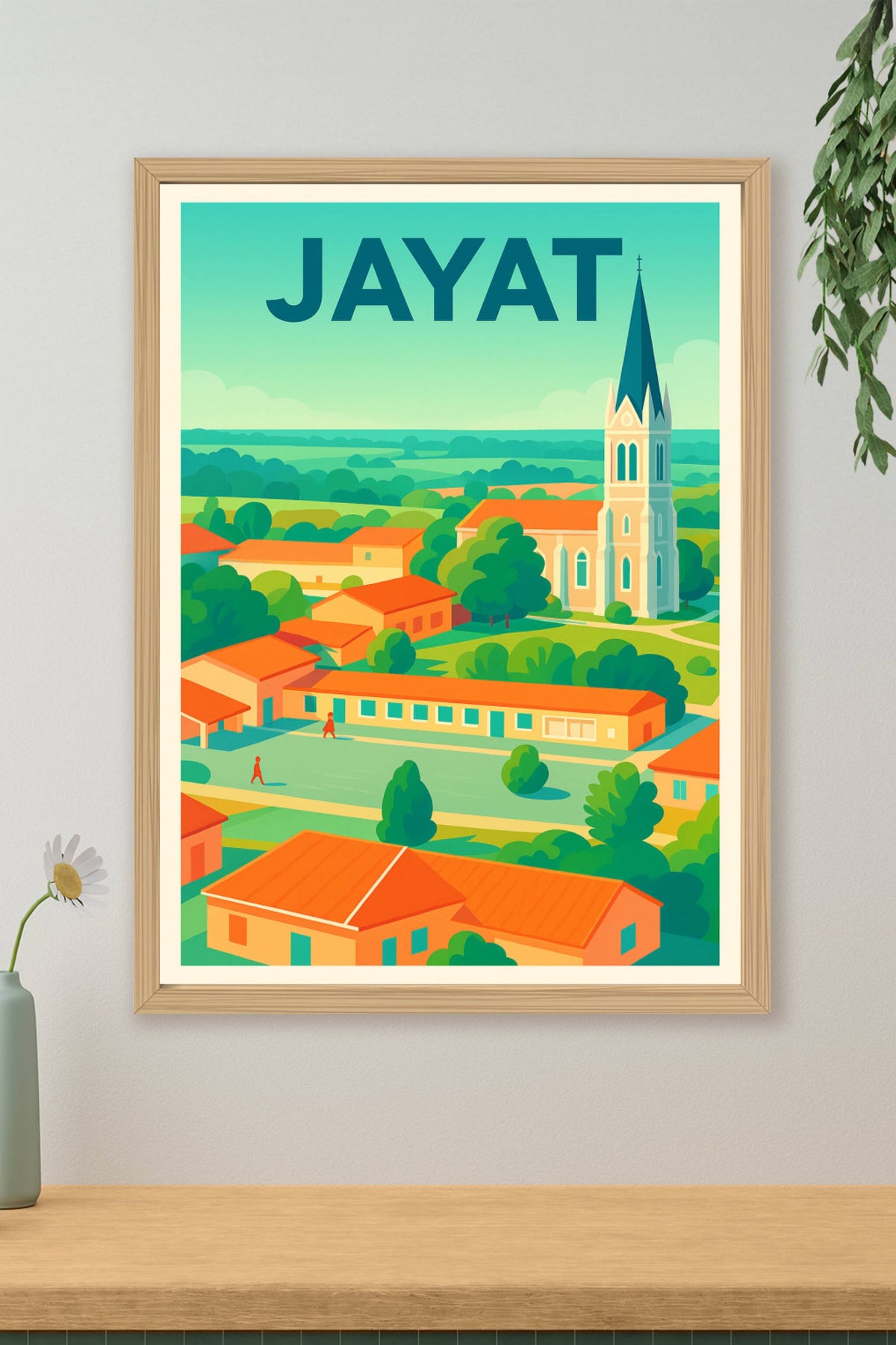Affiche de Jayat - Charme et sérénité au cœur de la campagne