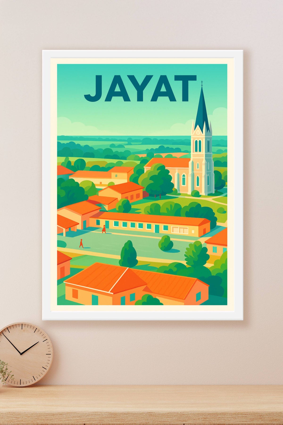 Affiche de Jayat - Charme et sérénité au cœur de la campagne