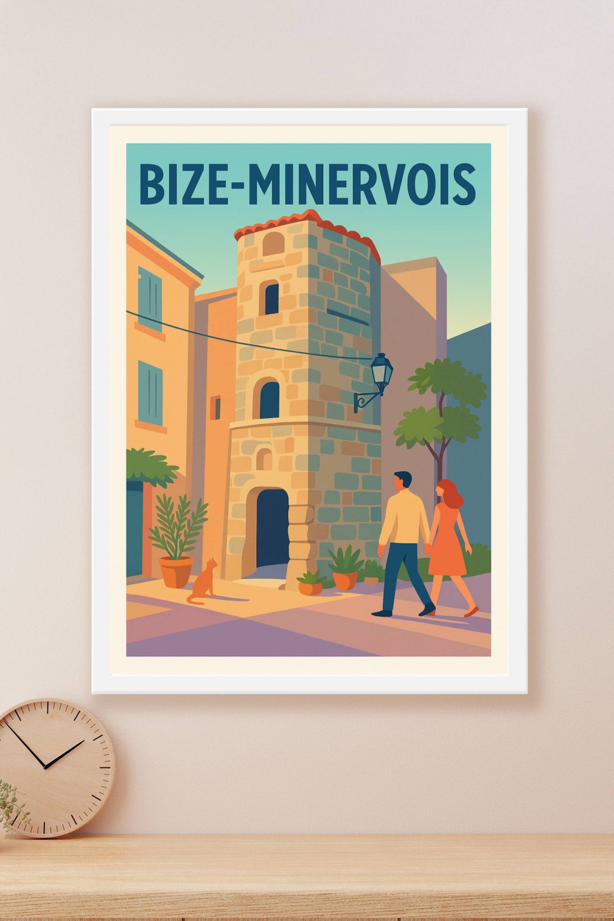 Affiche de Bize-Minervois - Charme pittoresque du Minervois