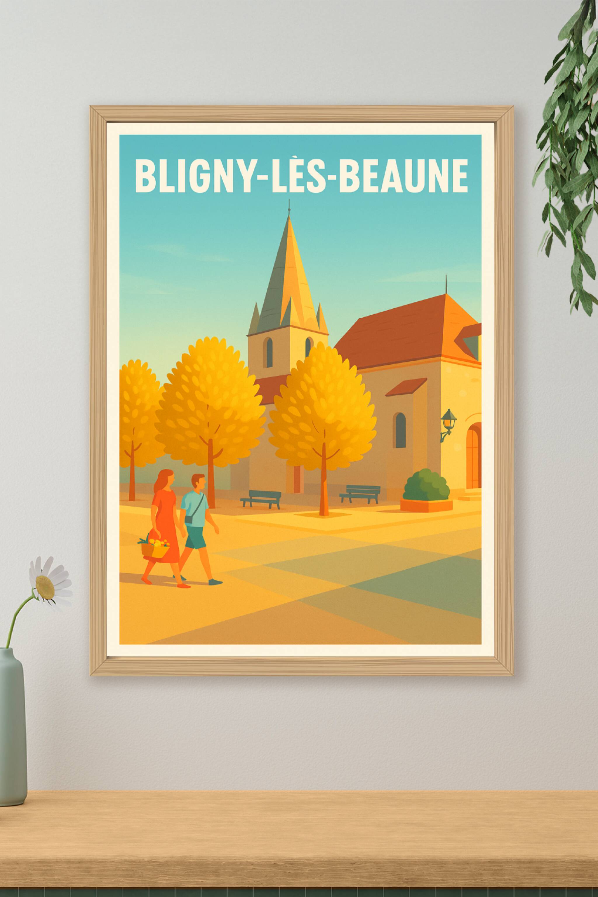 Affiche de Bligny-lès-Beaune - Charme et douceur en Bourgogne
