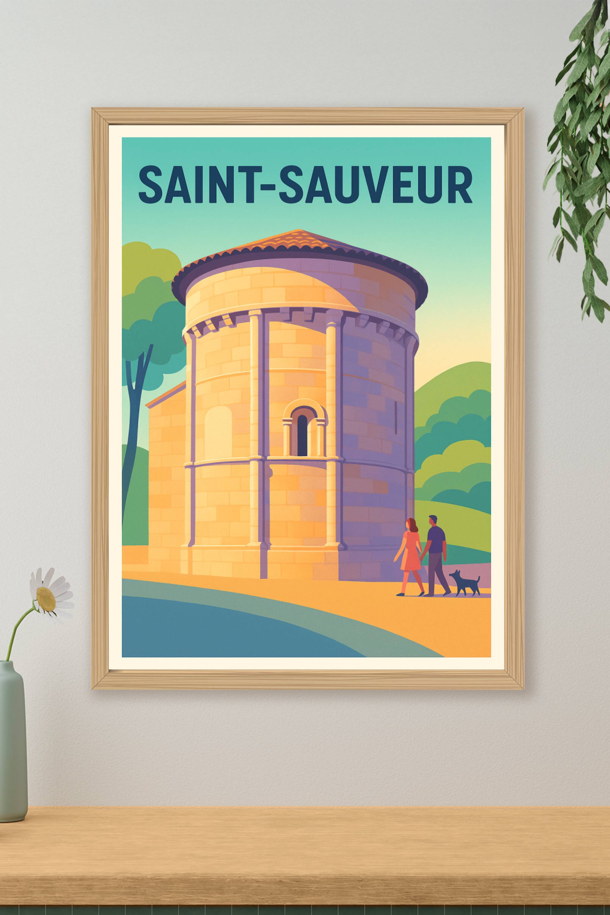 Affiche de Saint-Sauveur - Charme et histoire au rendez-vous
