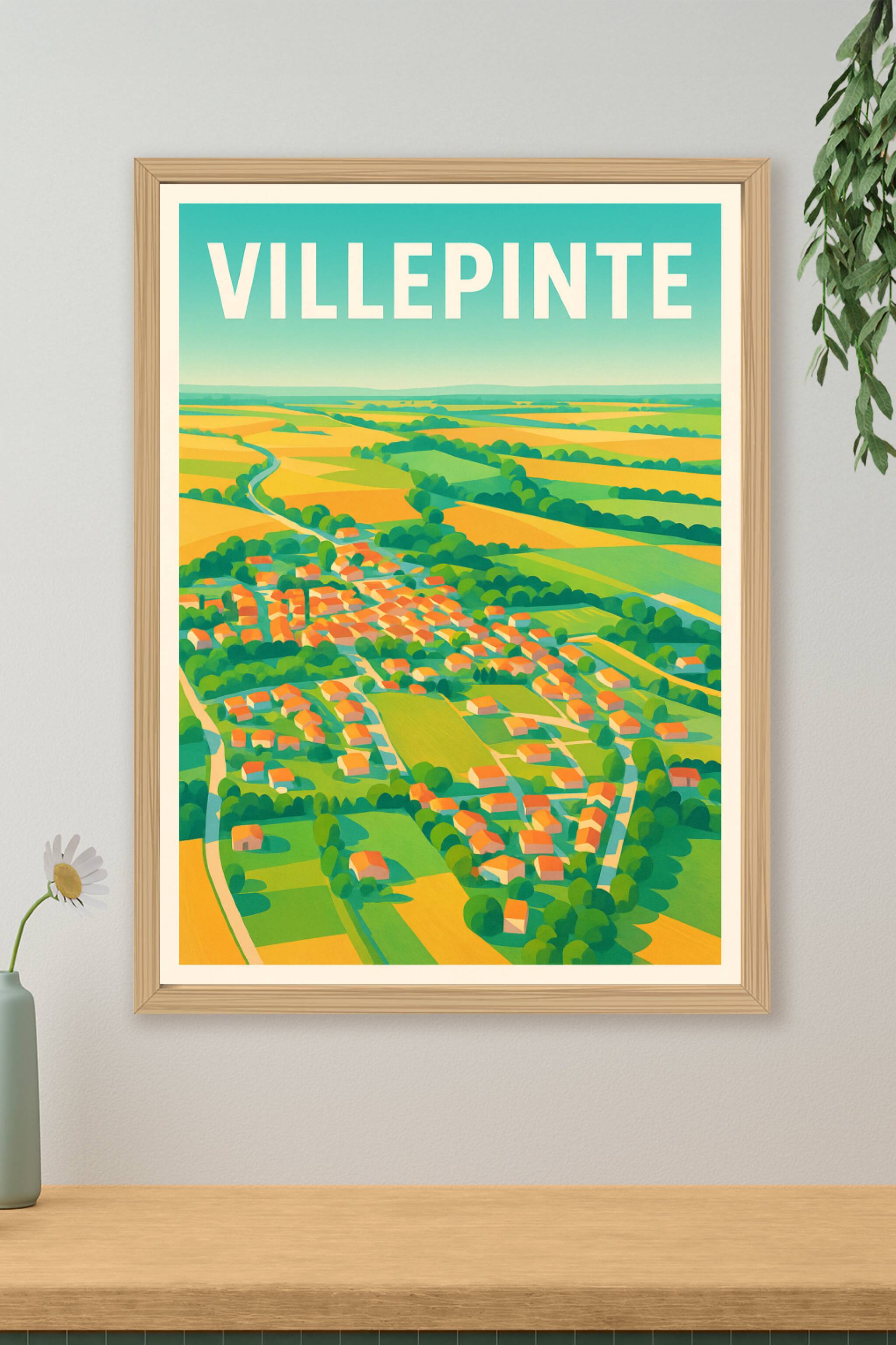 Affiche de Villepinte - Harmonie champêtre en poster