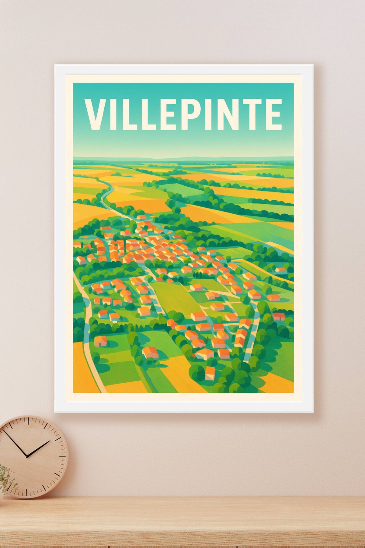 Affiche de Villepinte - Harmonie champêtre en poster
