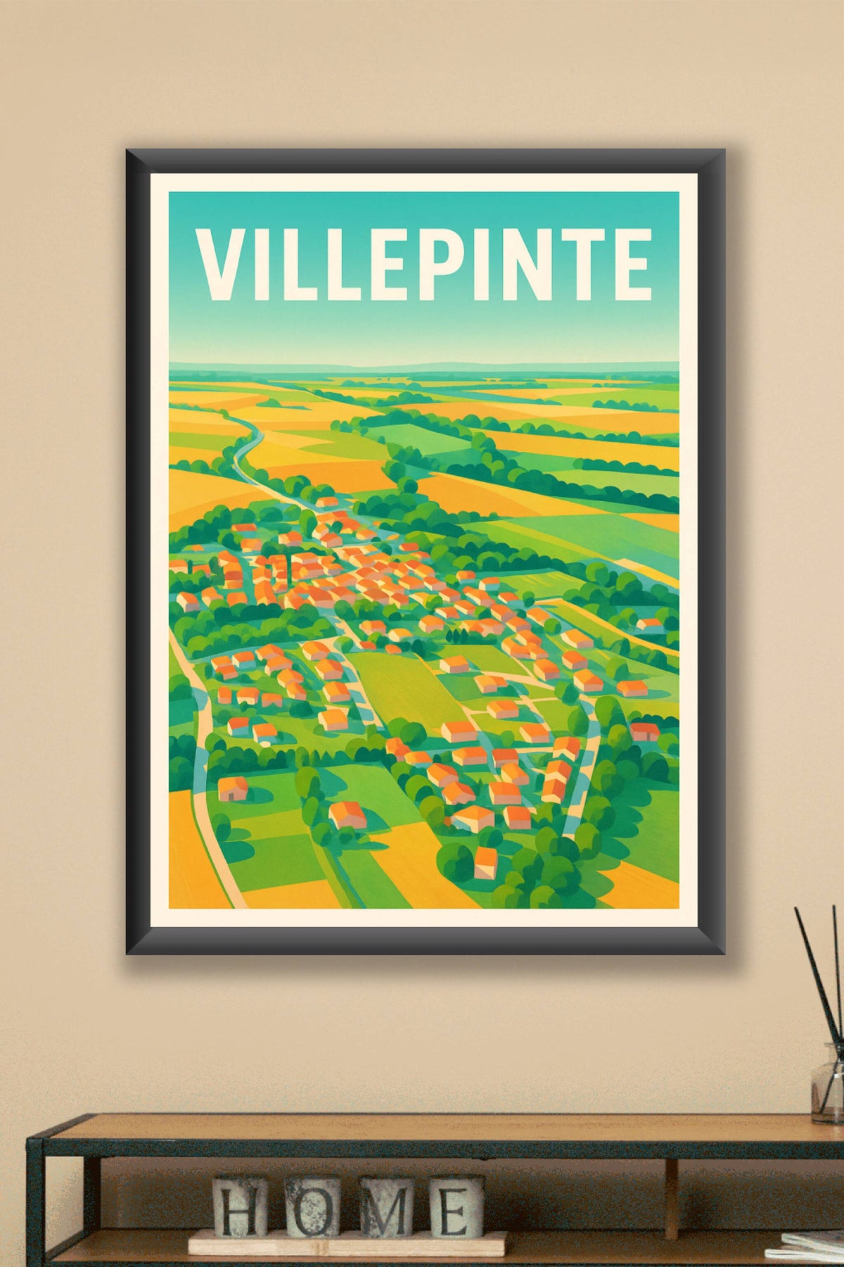 Affiche de Villepinte - Harmonie champêtre en poster