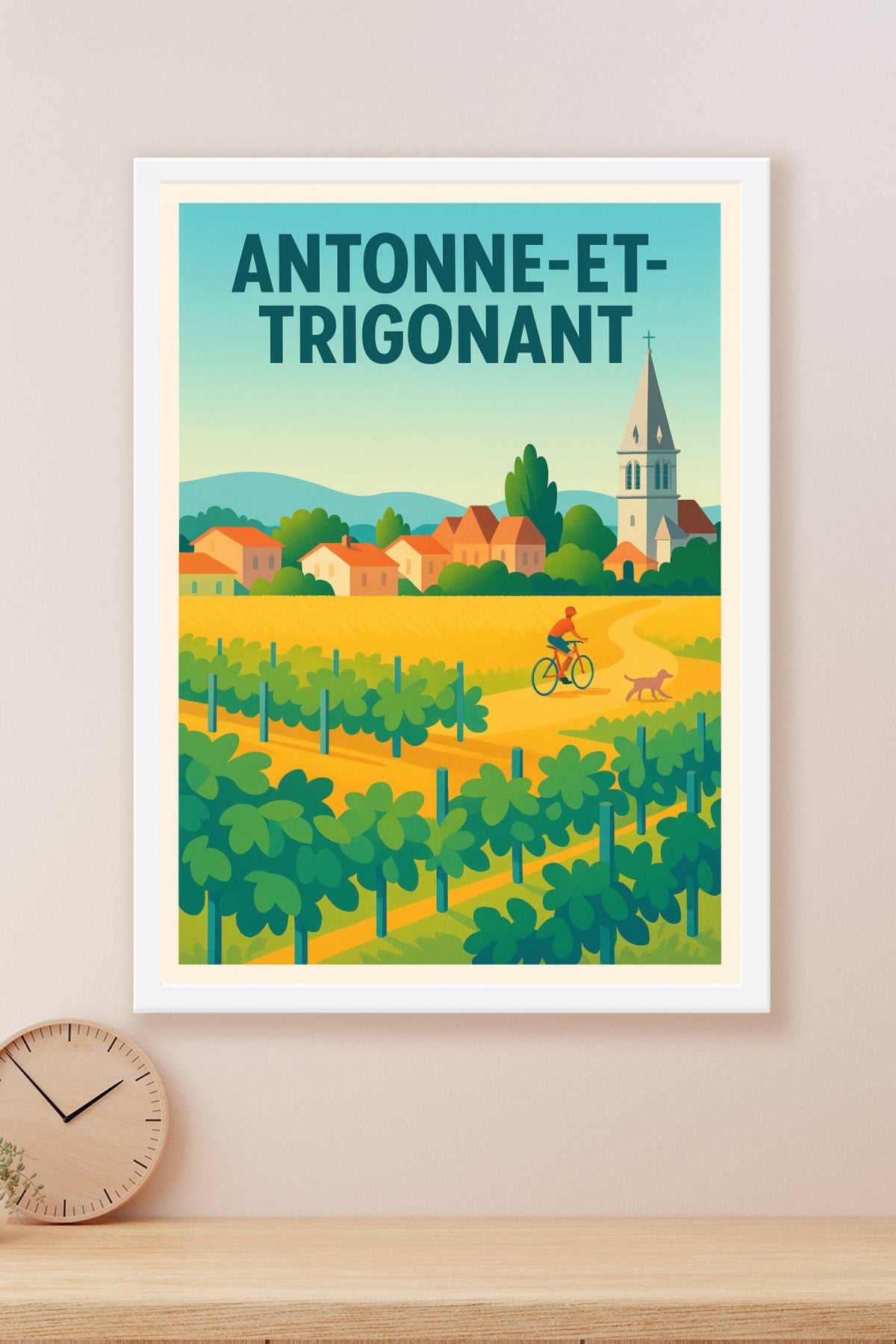 Affiche de Antonne-et-Trigonant - Parcourez la campagne à vélo
