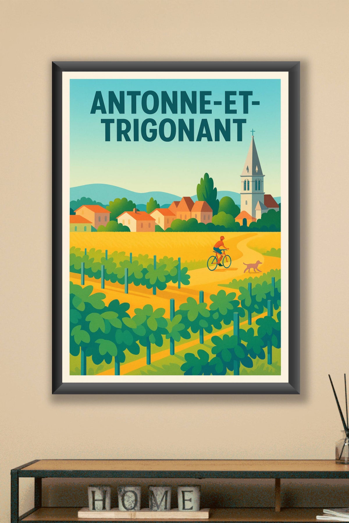 Affiche de Antonne-et-Trigonant - Parcourez la campagne à vélo