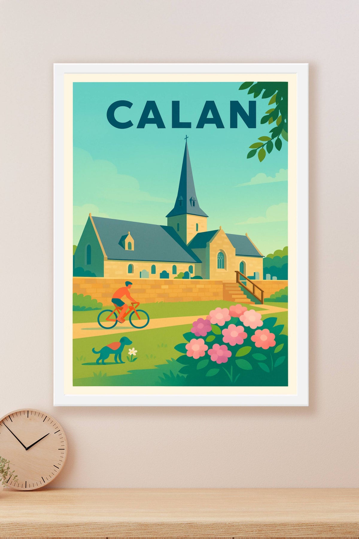 Affiche de Calan - Charme bucolique et patrimoine paisible