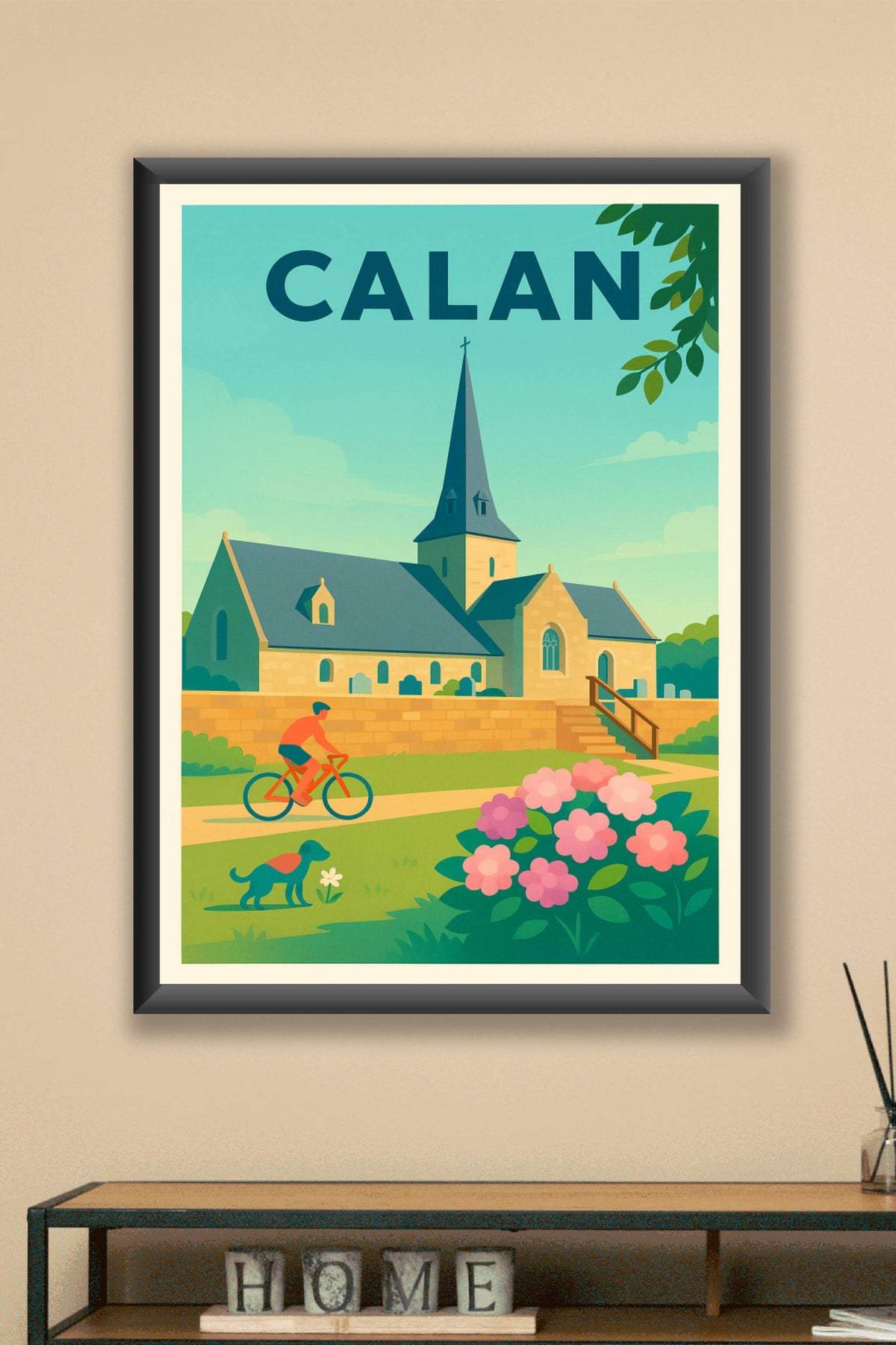 Affiche de Calan - Charme bucolique et patrimoine paisible