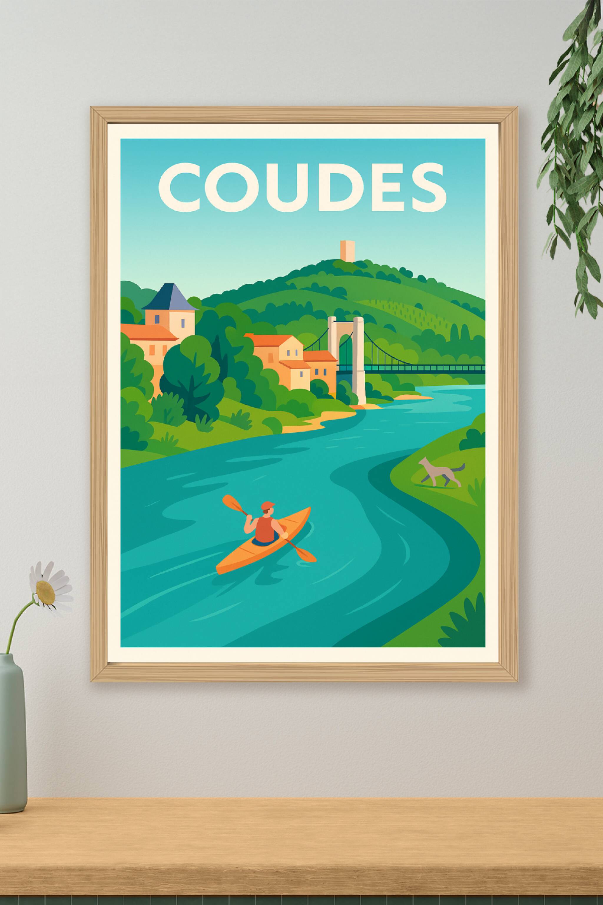 Affiche de Coudes - Escapade Nature au Fil de l'Eau