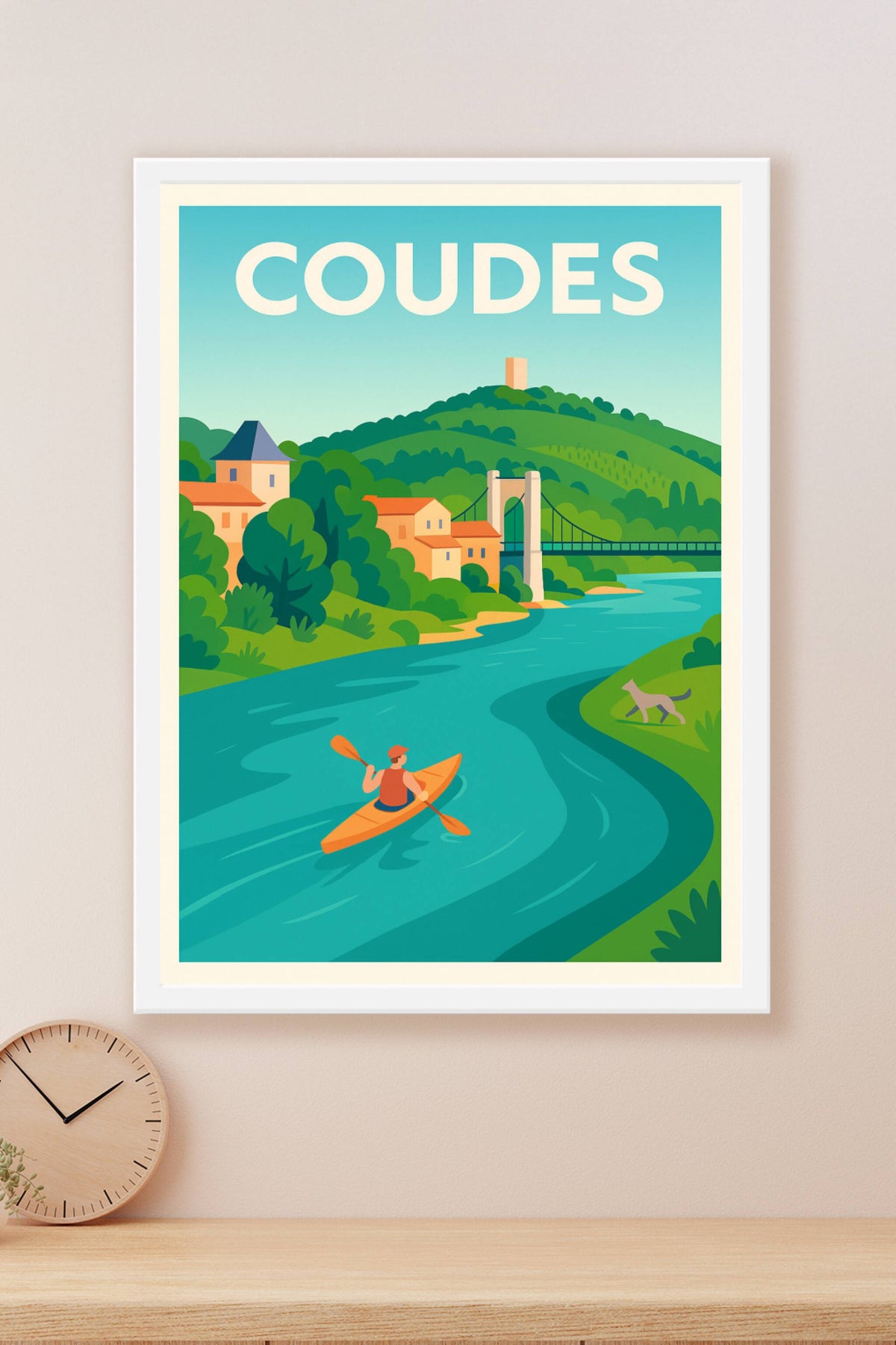 Affiche de Coudes - Escapade Nature au Fil de l'Eau