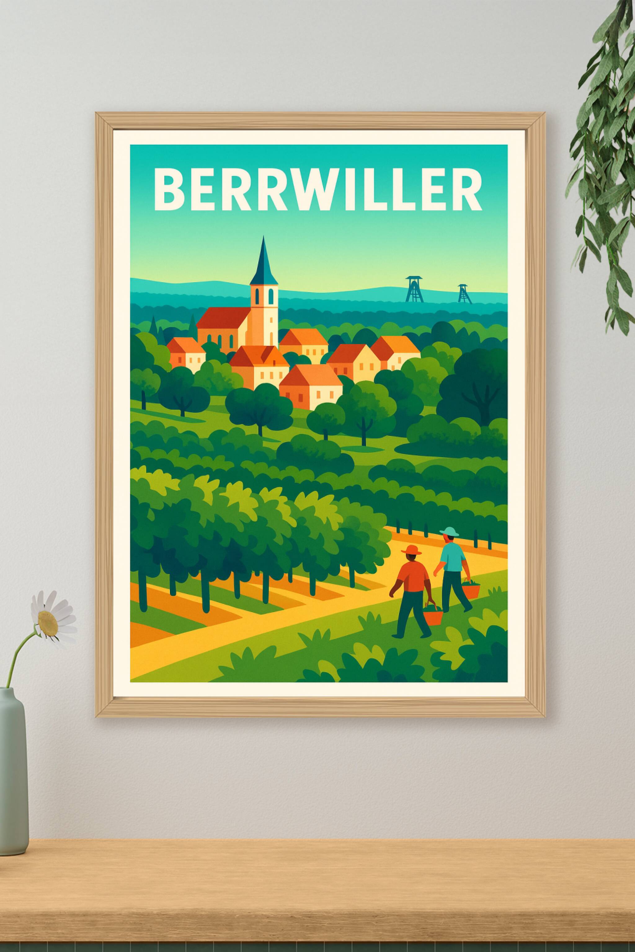 Affiche de Berrwiller - Charme rural et douceur alsacienne