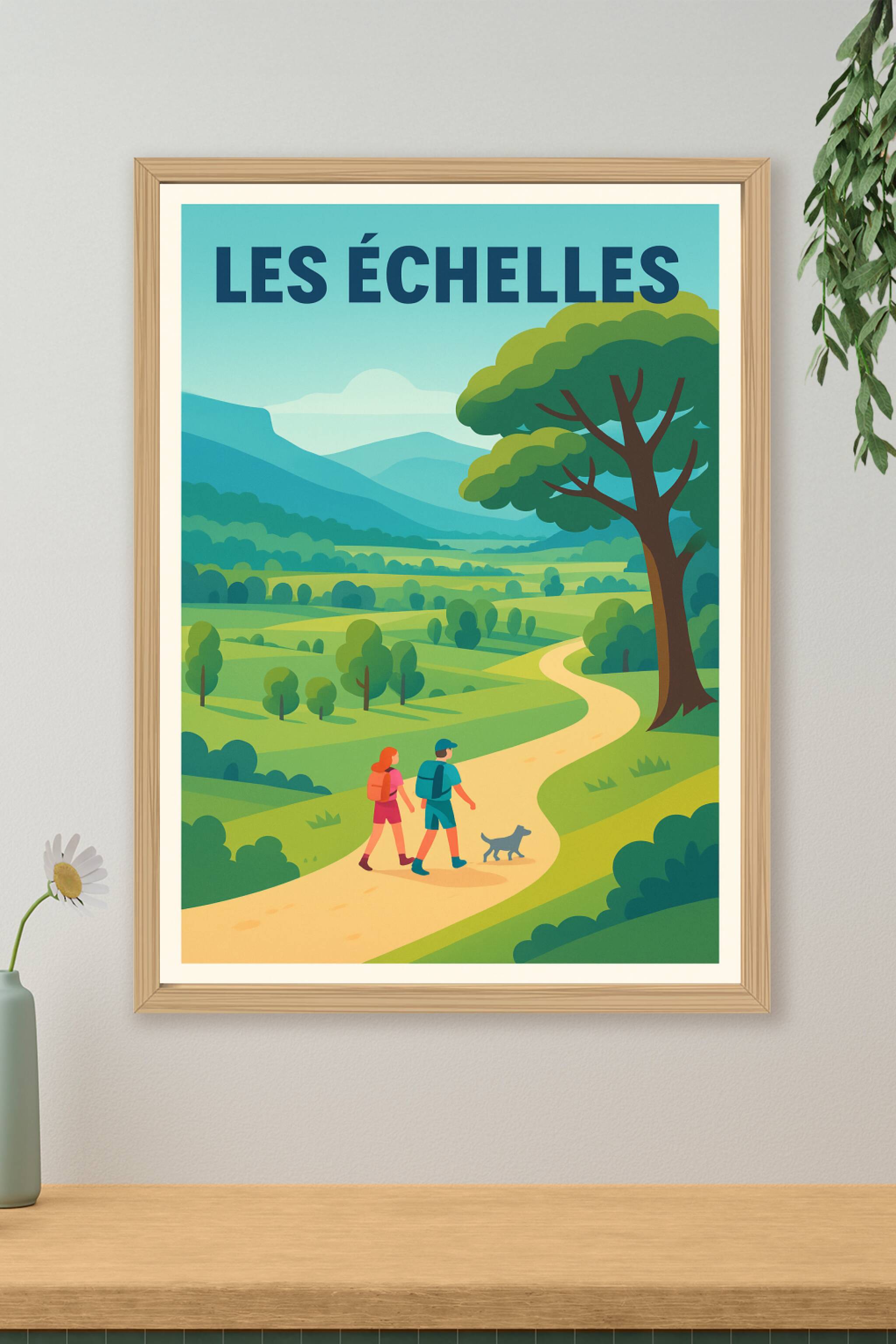 Affiche de Les Échelles - Promenade nature au cœur des paysages apaisants