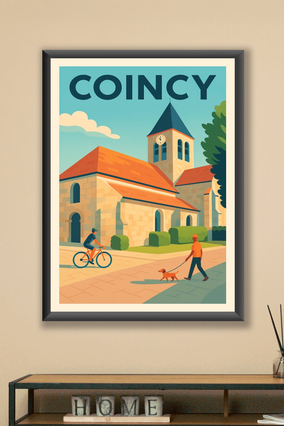 Affiche de Coincy - Charme et tranquillité au cœur du village
