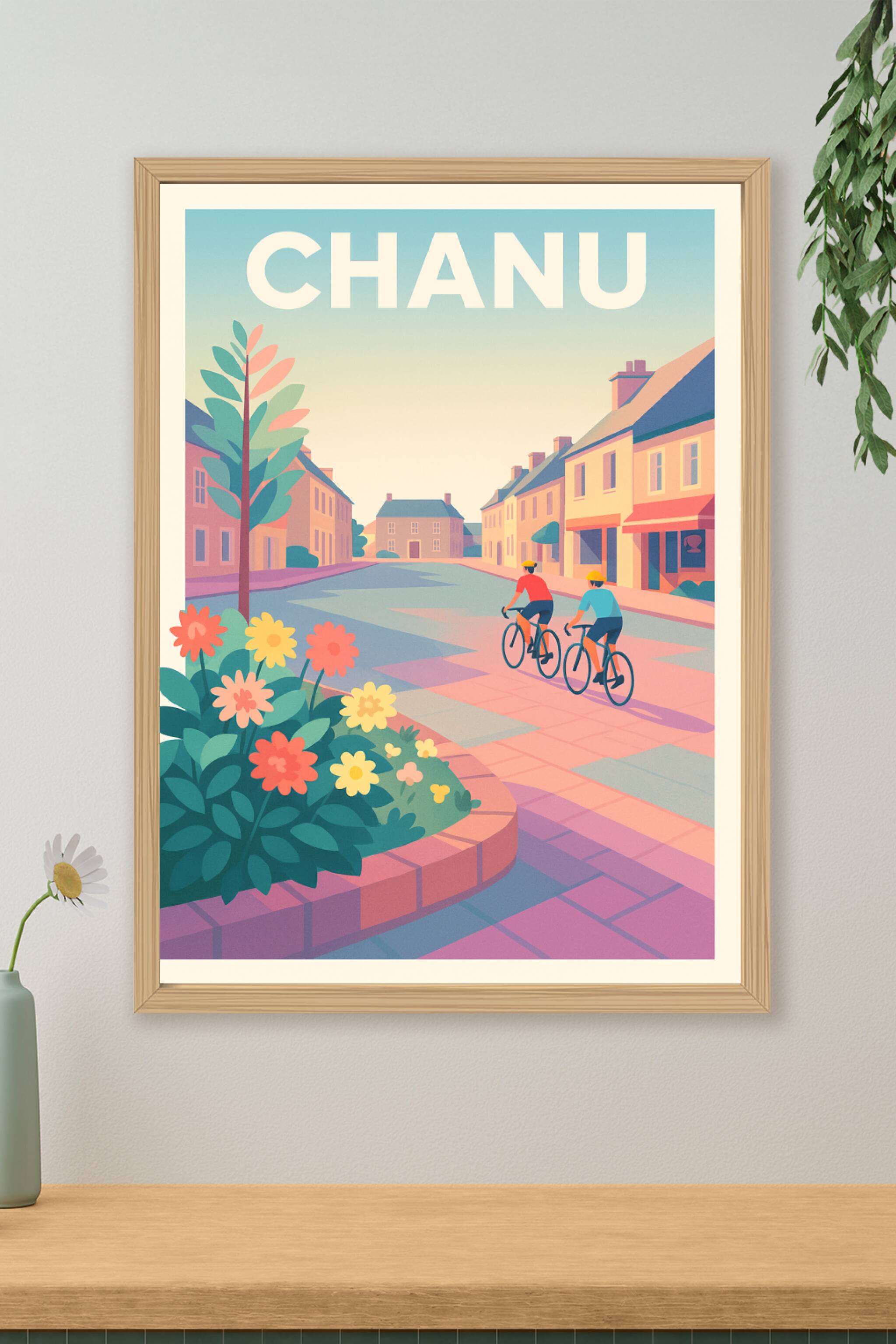 Affiche de Chanu - Douceur et tranquillité au cœur du village